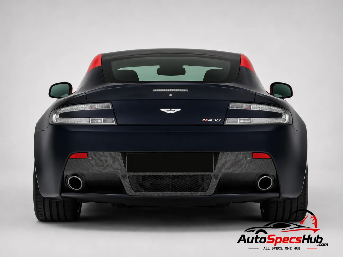 2014 Aston Martin V8 Vantage N430 rear view