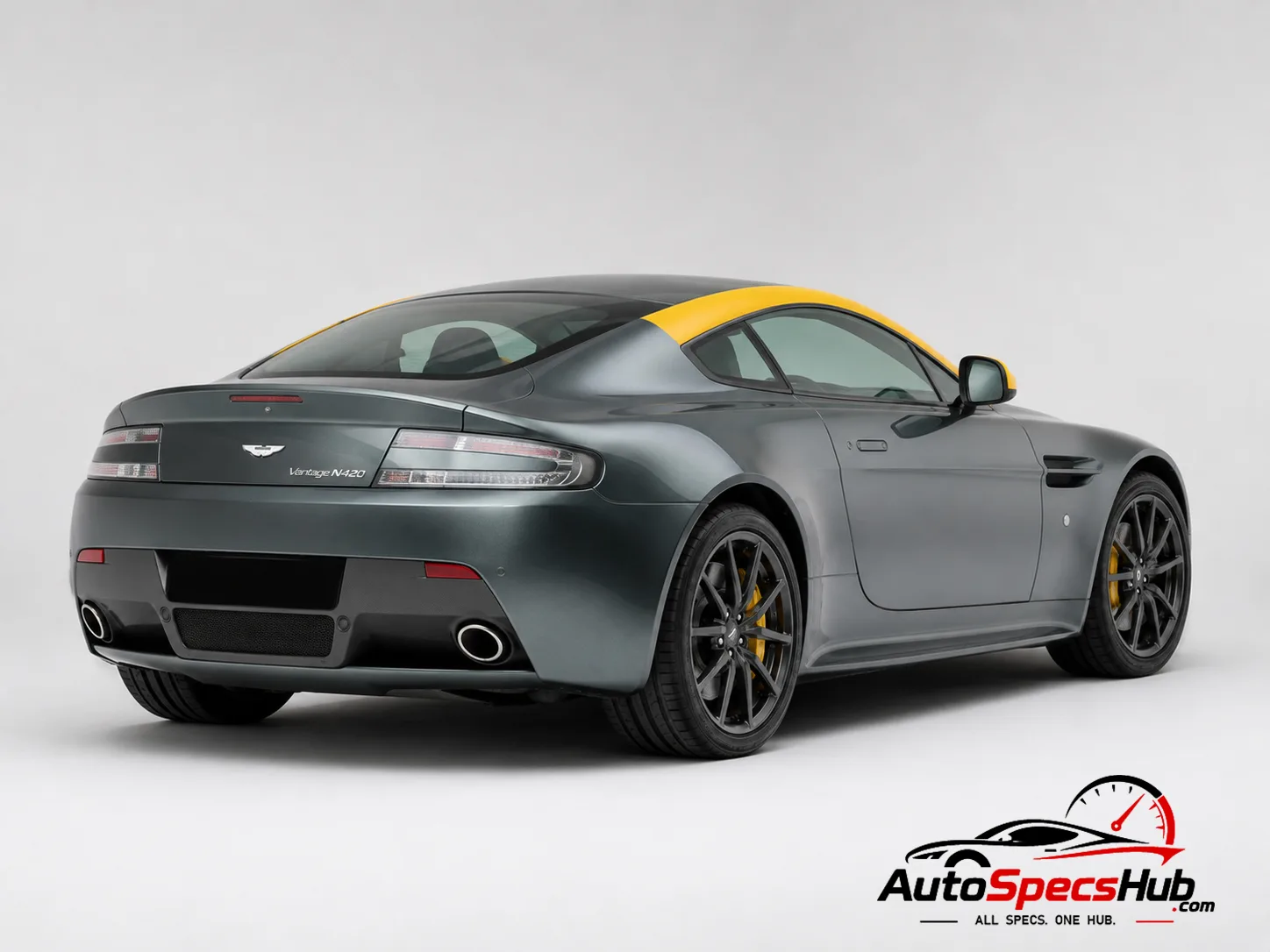 2010 Aston Martin V8 Vantage N420 rear three-quarter view