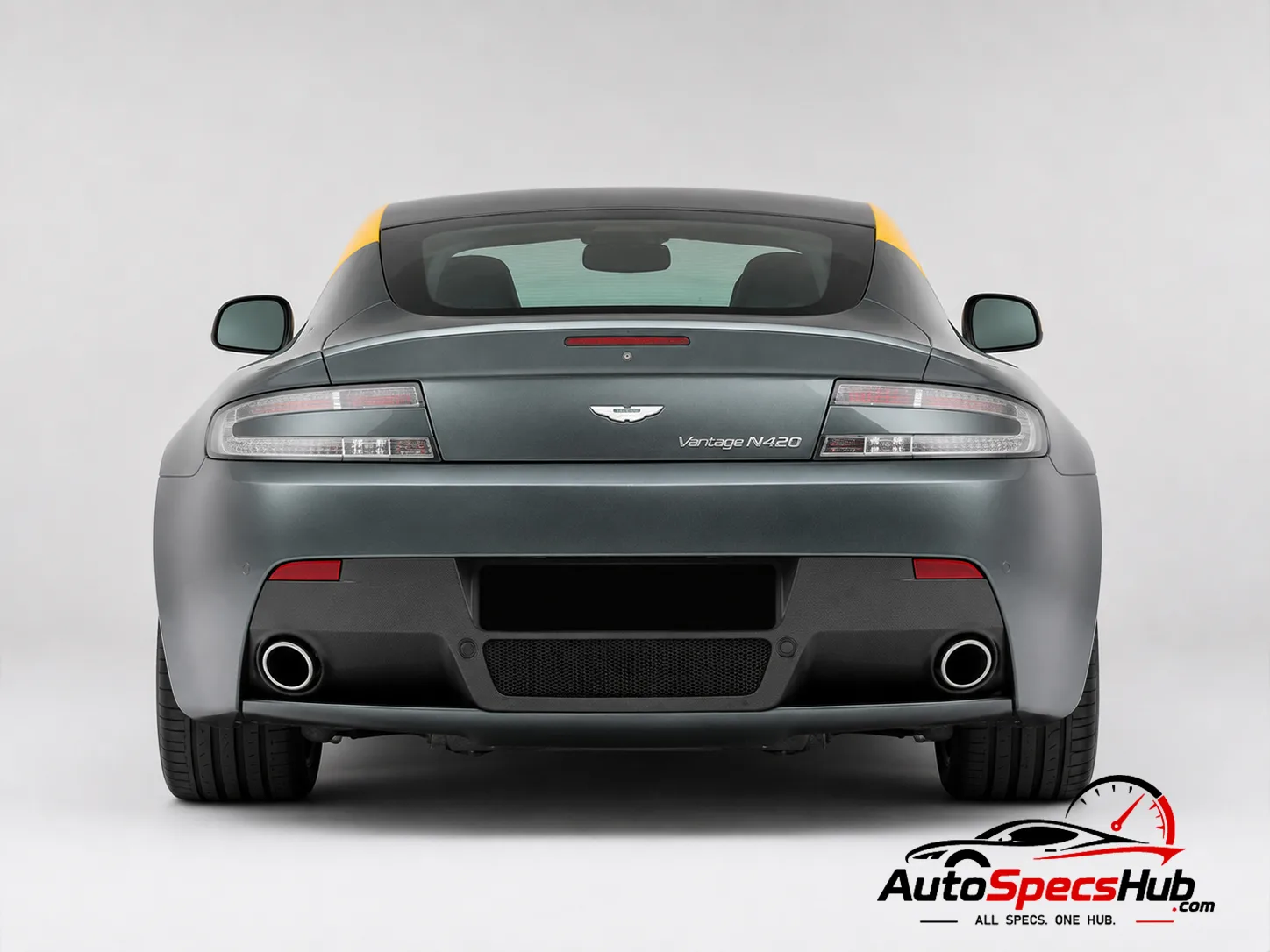 2010 Aston Martin V8 Vantage N420 rear view