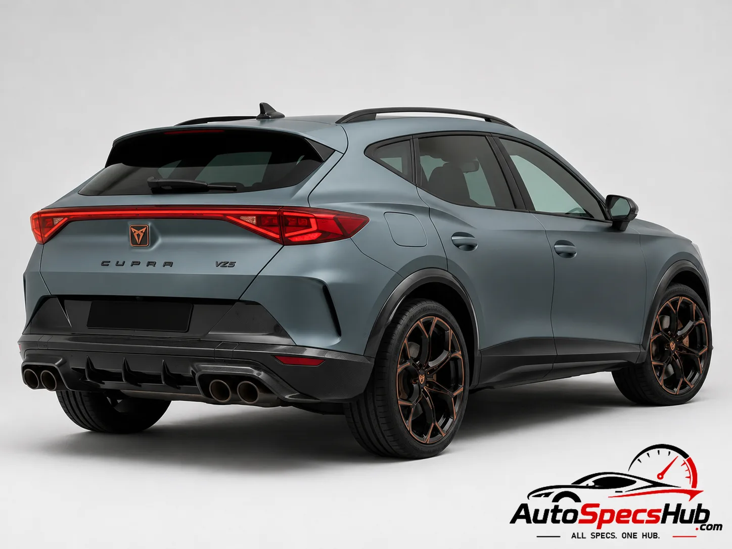 2026 CUPRA Formentor VZ5 rear three-quarter view