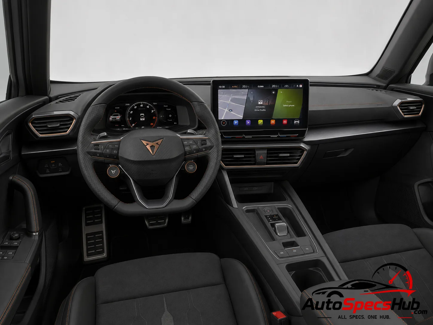 2021 CUPRA Formentor 1.4 e-Hybrid 245 interior dashboard and front cabin