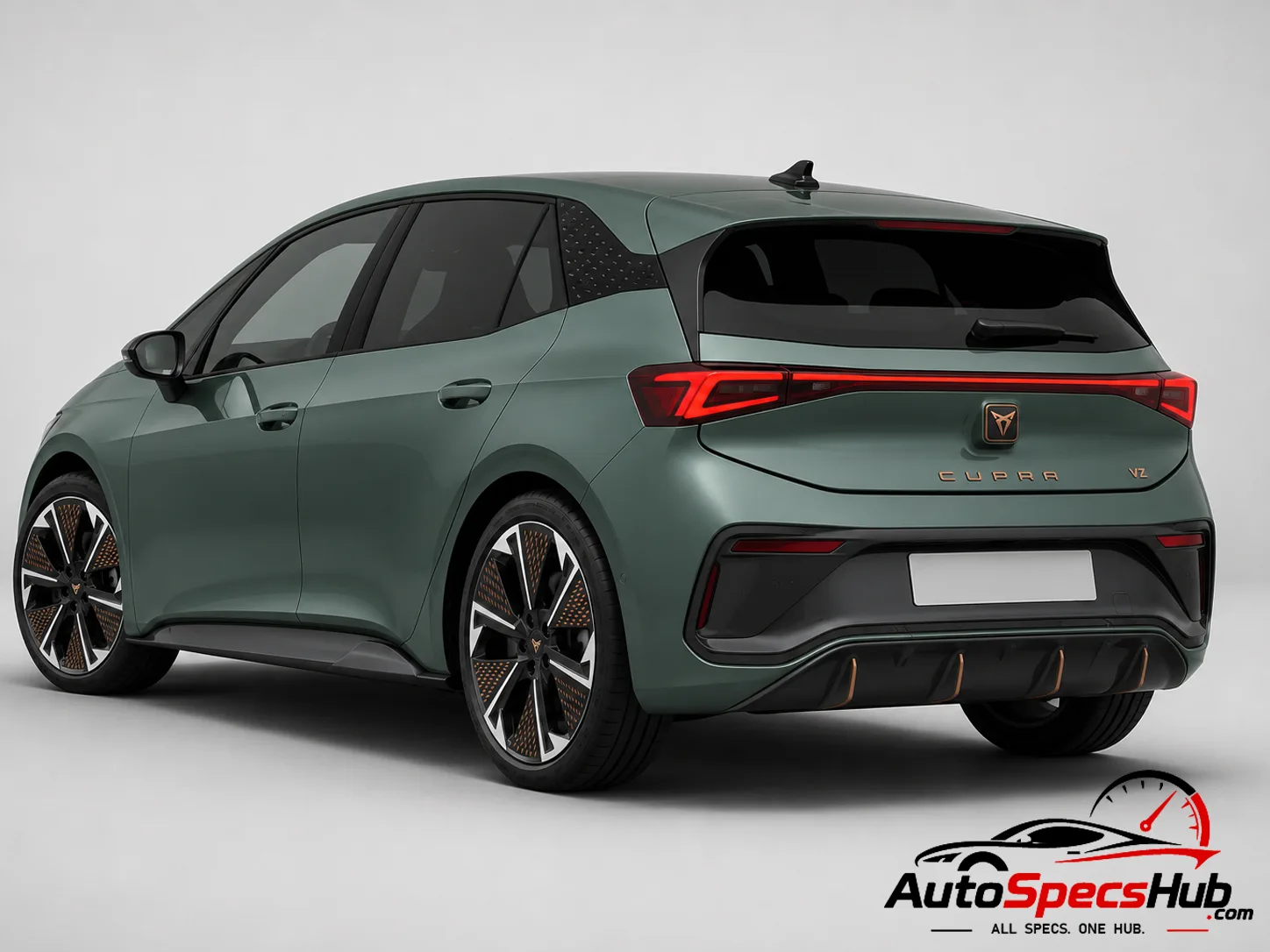 2026 CUPRA Raval 166 rear three-quarter view