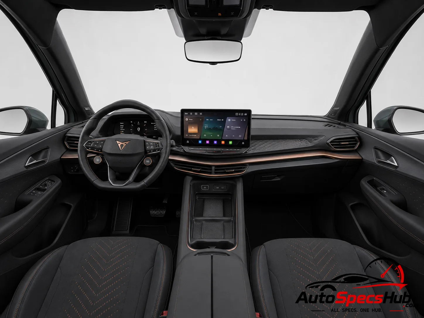 2026 CUPRA Raval 166 interior dashboard and front cabin