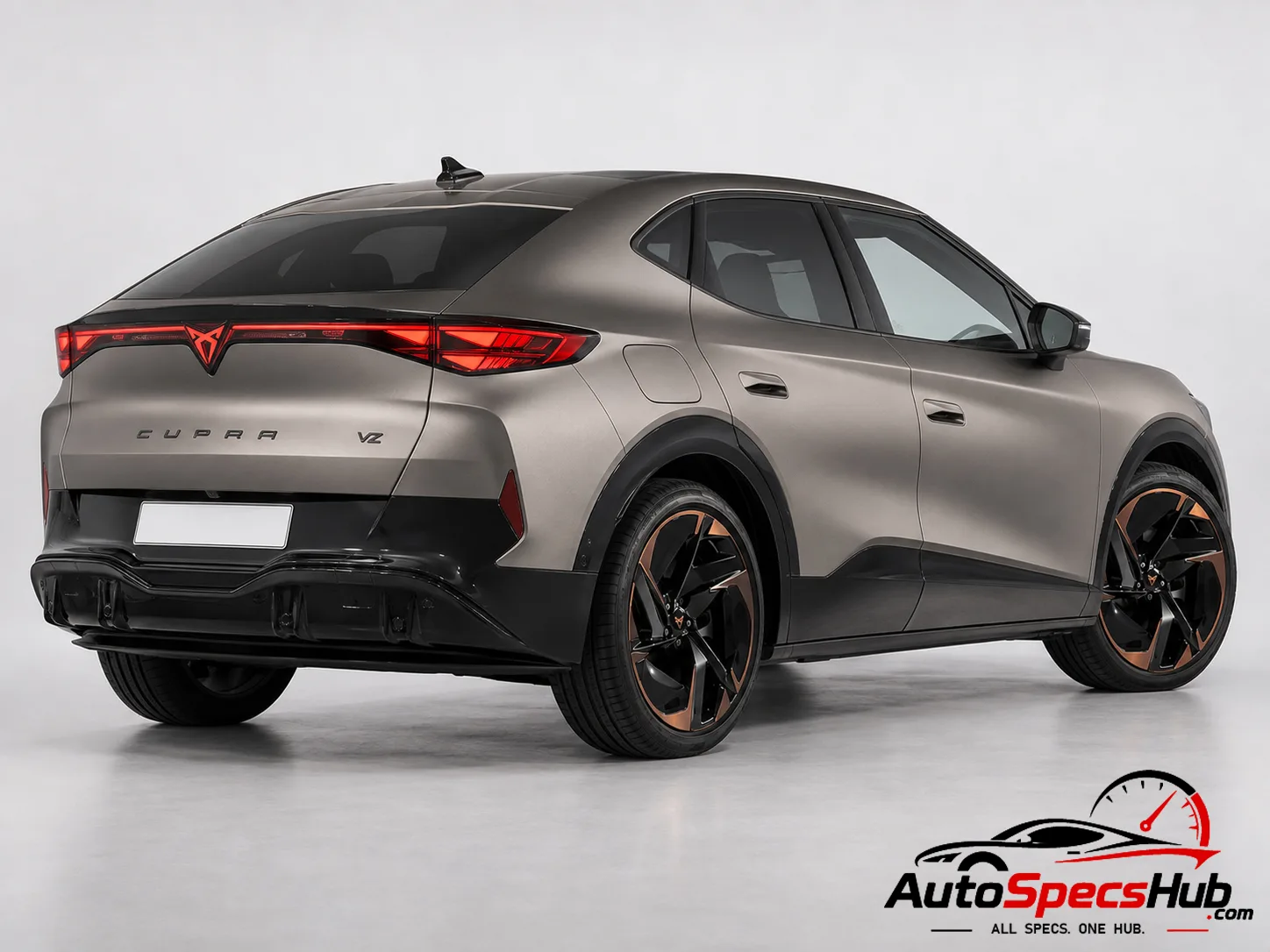 2024 CUPRA Tavascan Endurance rear three-quarter view