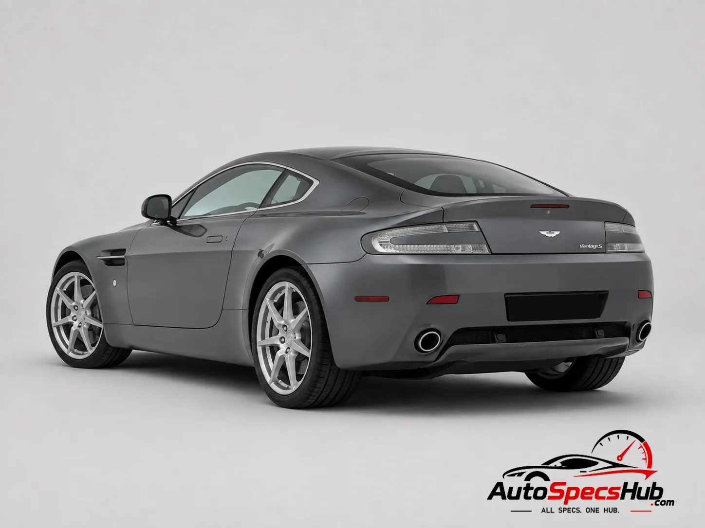 2008 Aston Martin V8 Vantage rear three-quarter view