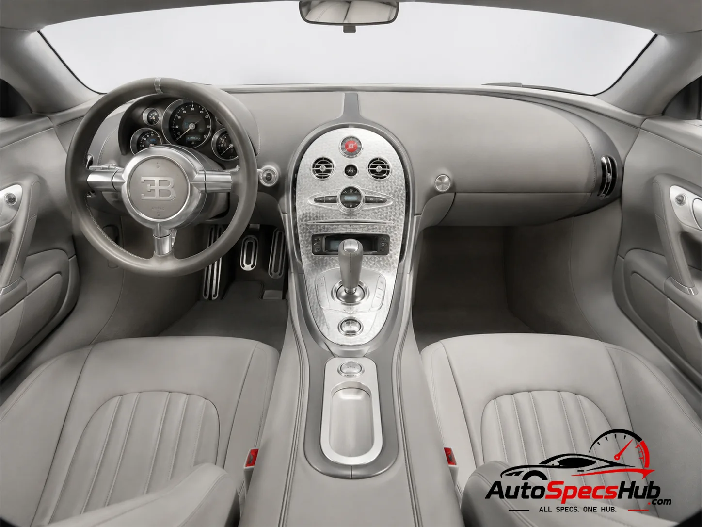 2005 Bugatti Veyron 16.4 interior dashboard and front cabin