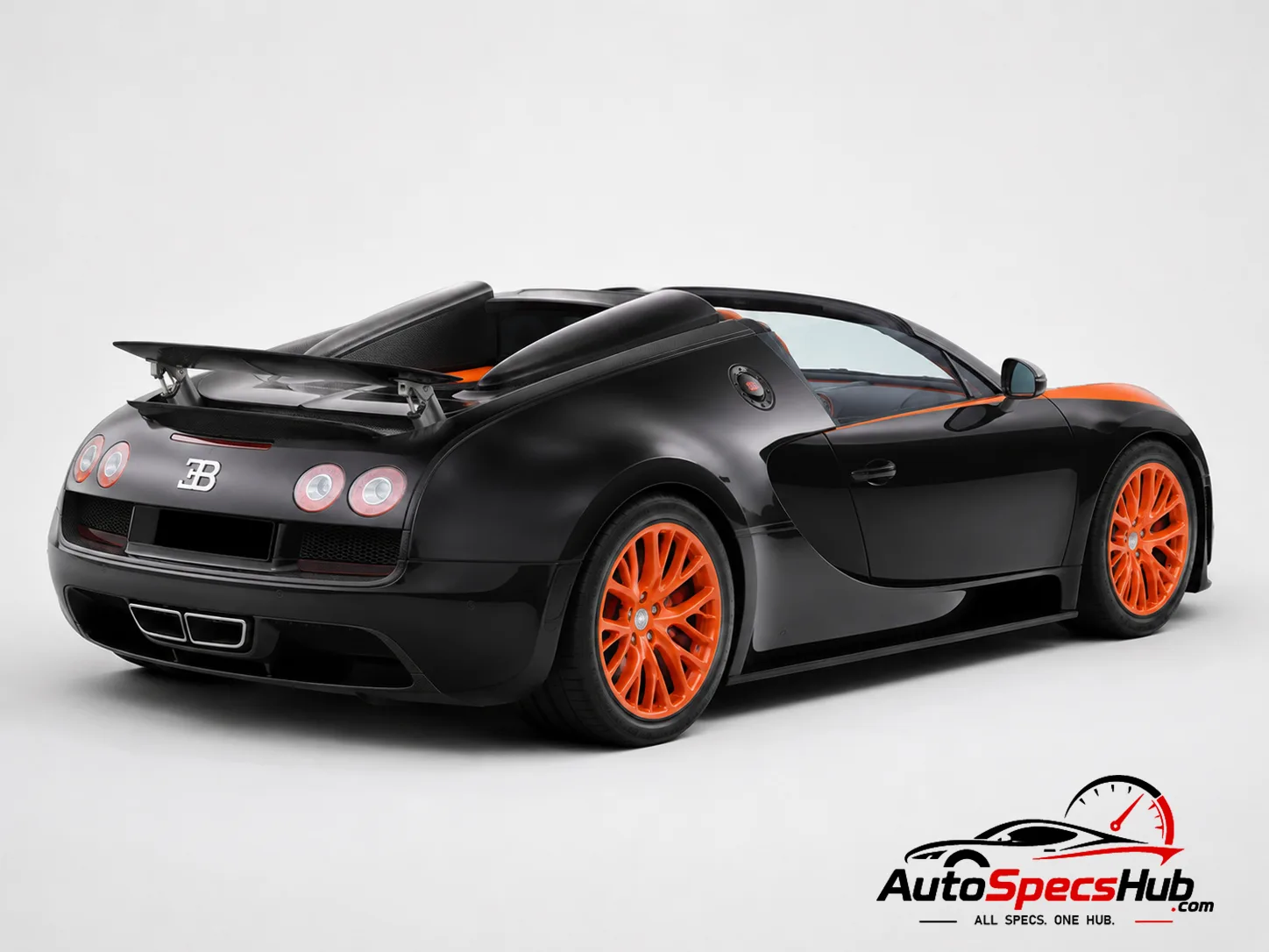2011 Bugatti Veyron Grand Sport Vitesse rear three-quarter view