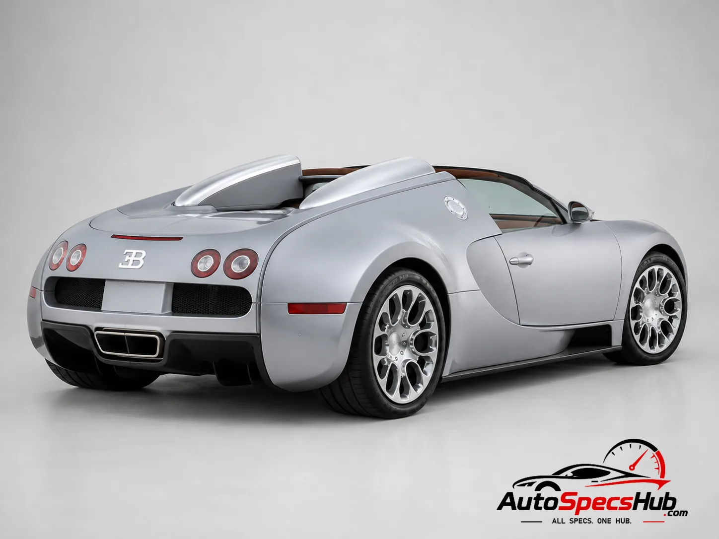 2009 Bugatti Veyron Grand Sport rear three-quarter view
