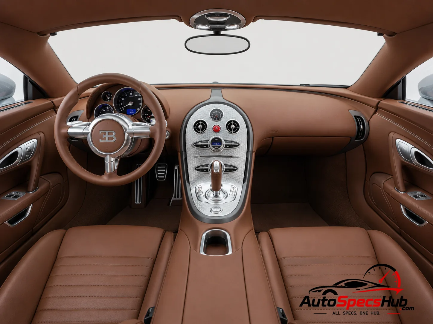 2009 Bugatti Veyron Grand Sport interior dashboard and front cabin