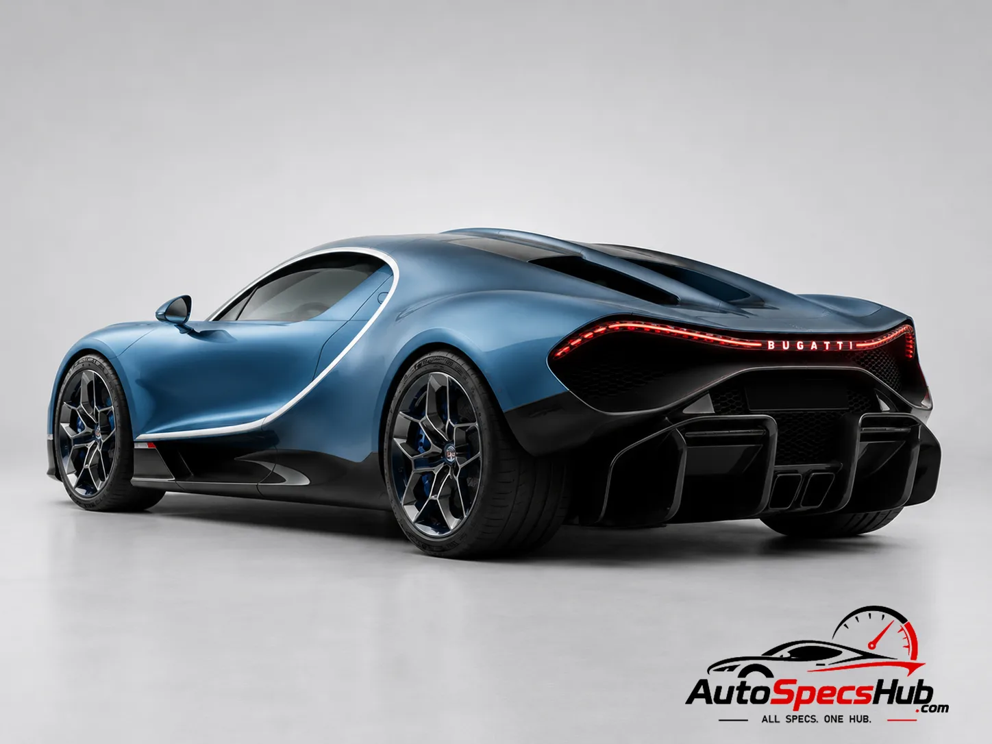2026 Bugatti Tourbillon rear three-quarter view