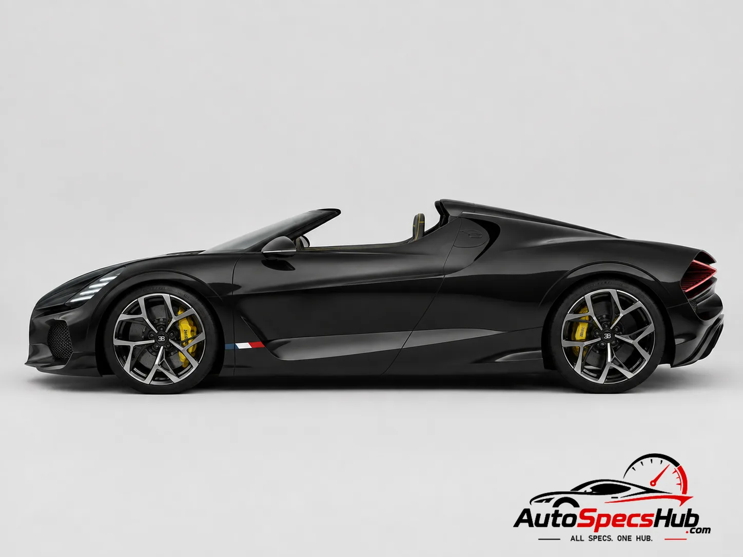 2025 Bugatti W16 Mistral side profile