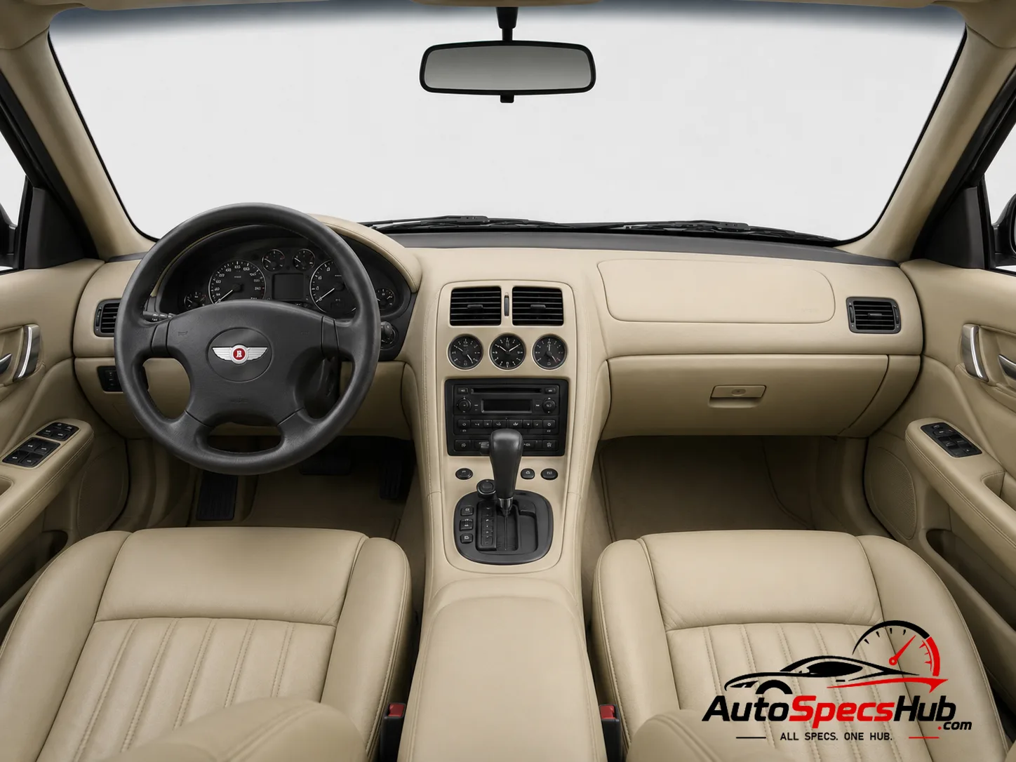 1993 Bugatti EB 112 interior dashboard and front cabin