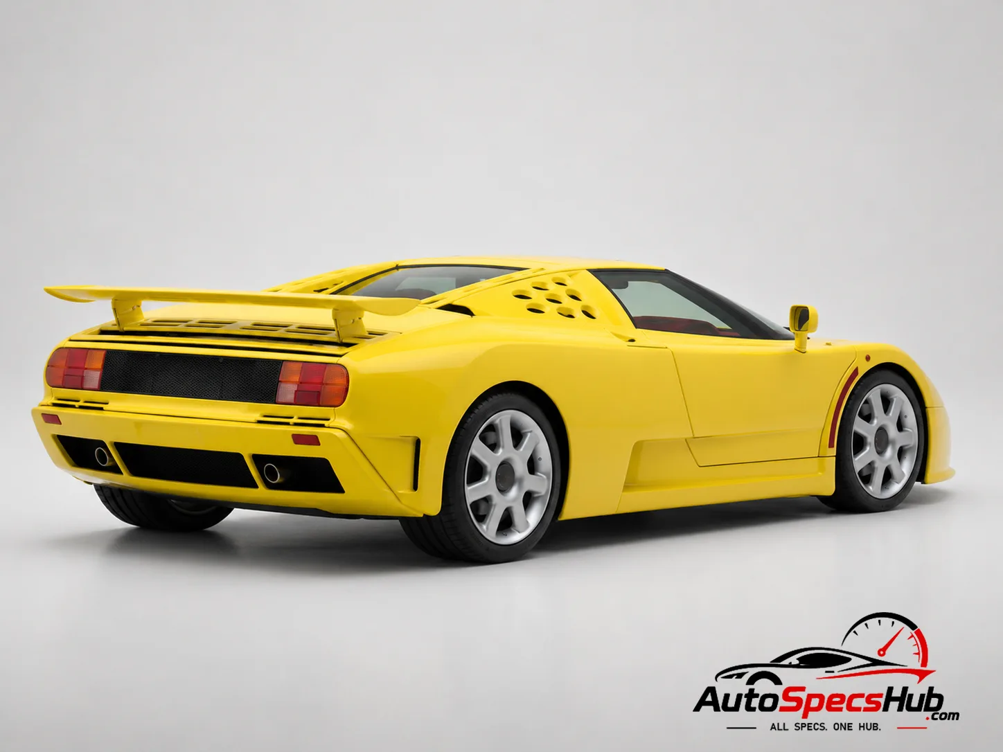 1993 Bugatti EB110 rear three-quarter view