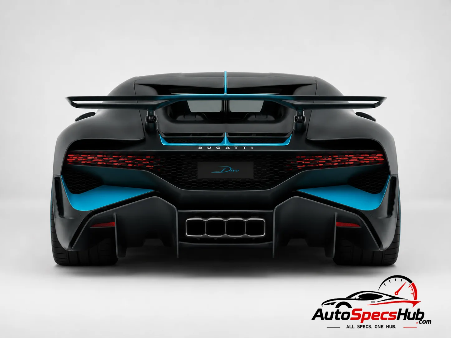 2020 Bugatti Divo rear view