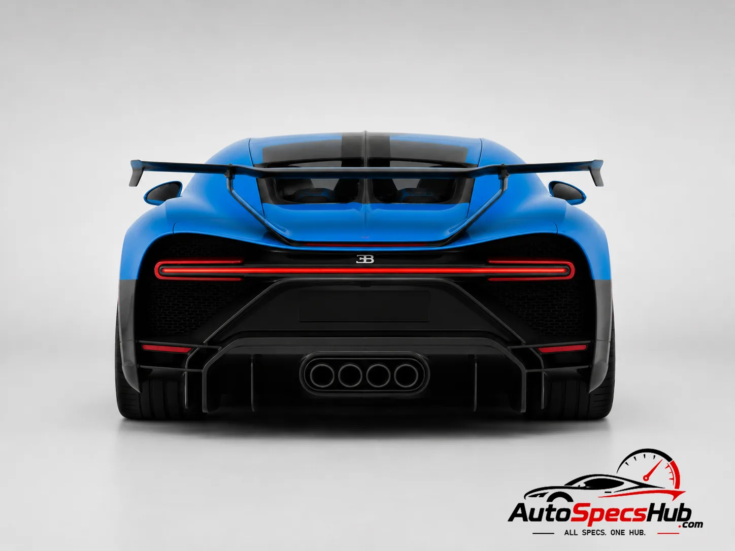 2020 Bugatti Chiron Pur Sport rear view