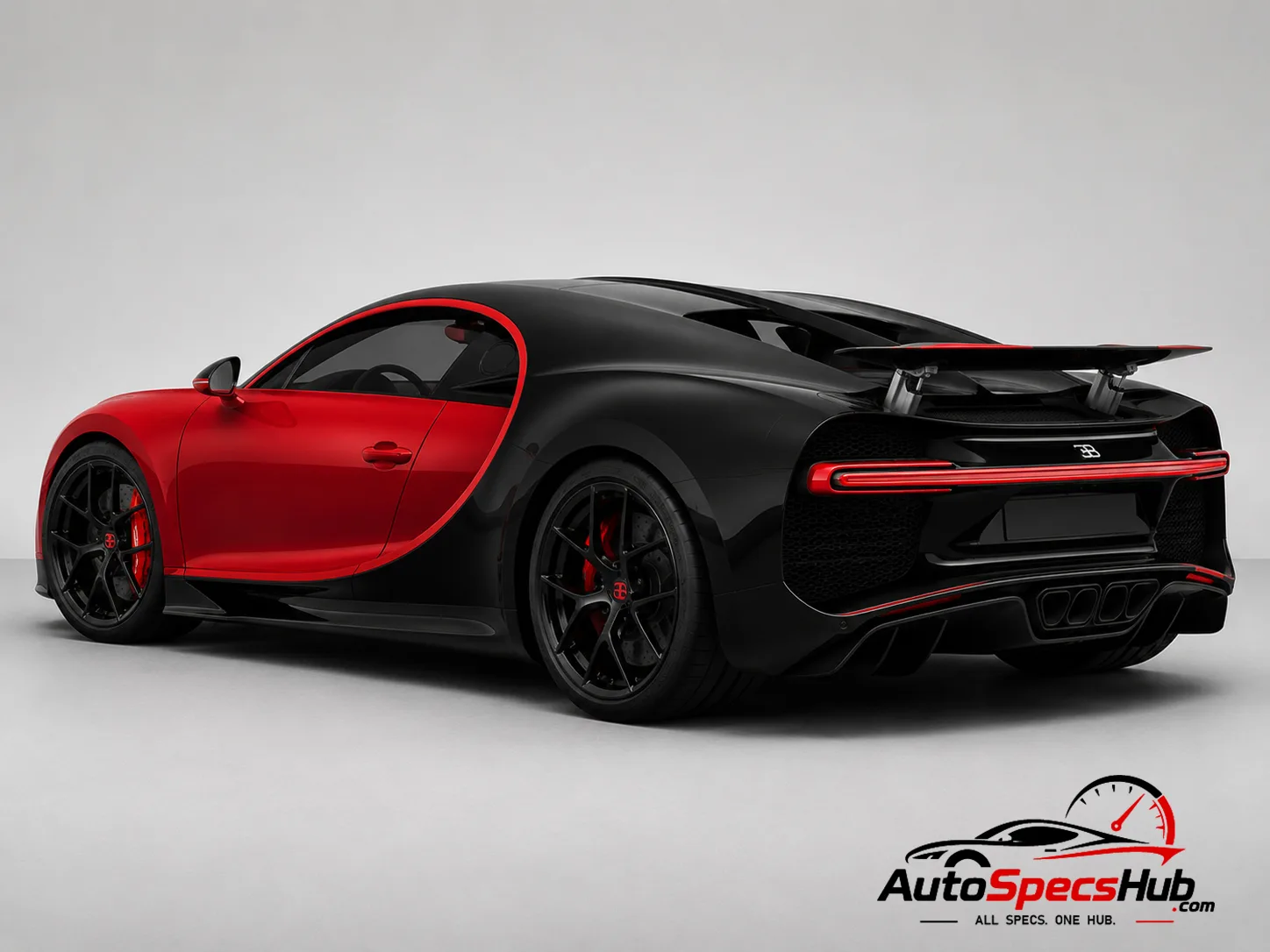 2018 Bugatti Chiron Sport rear three-quarter view