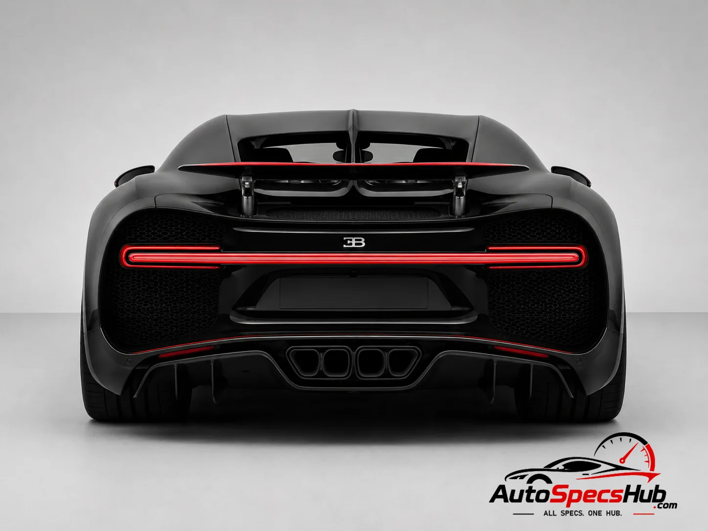2018 Bugatti Chiron Sport rear view