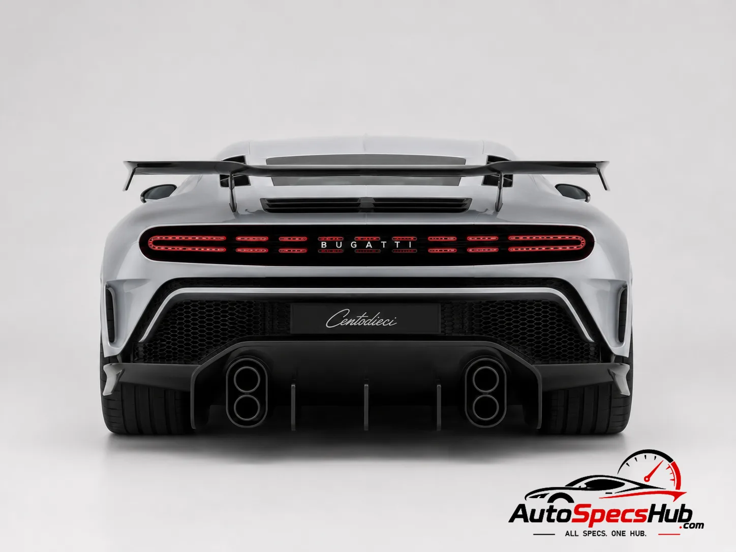 2022 Bugatti Centodieci rear view