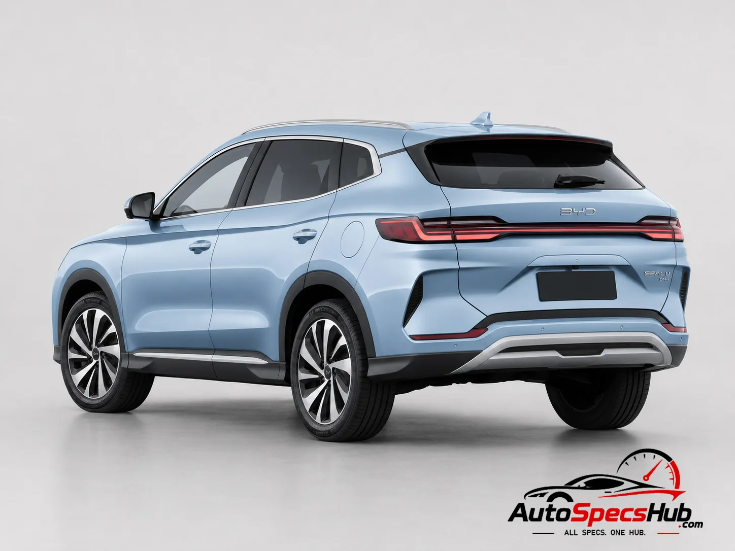 2024 BYD Seal U DM-i Boost rear three-quarter view