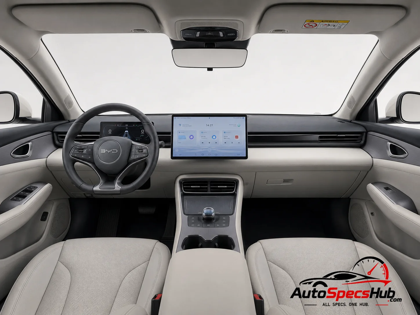 2025 BYD Seal 6 DM-i Comfort interior dashboard and front cabin