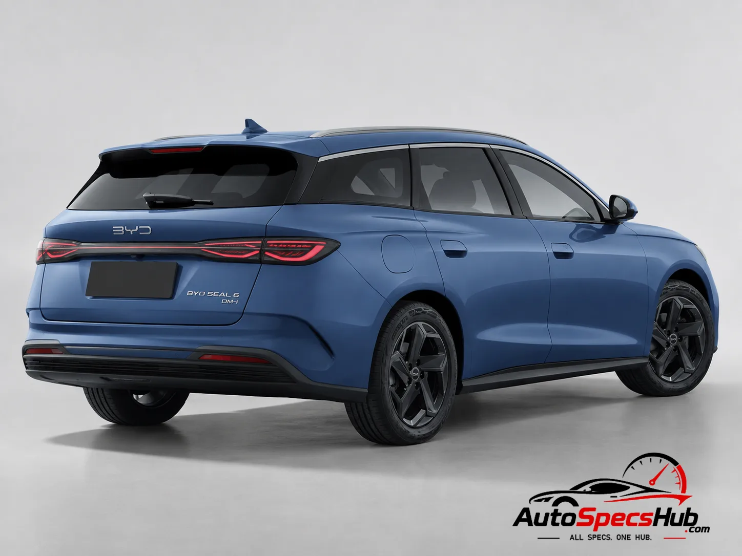 2025 BYD Seal 6 DM-i Touring Boost rear three-quarter view