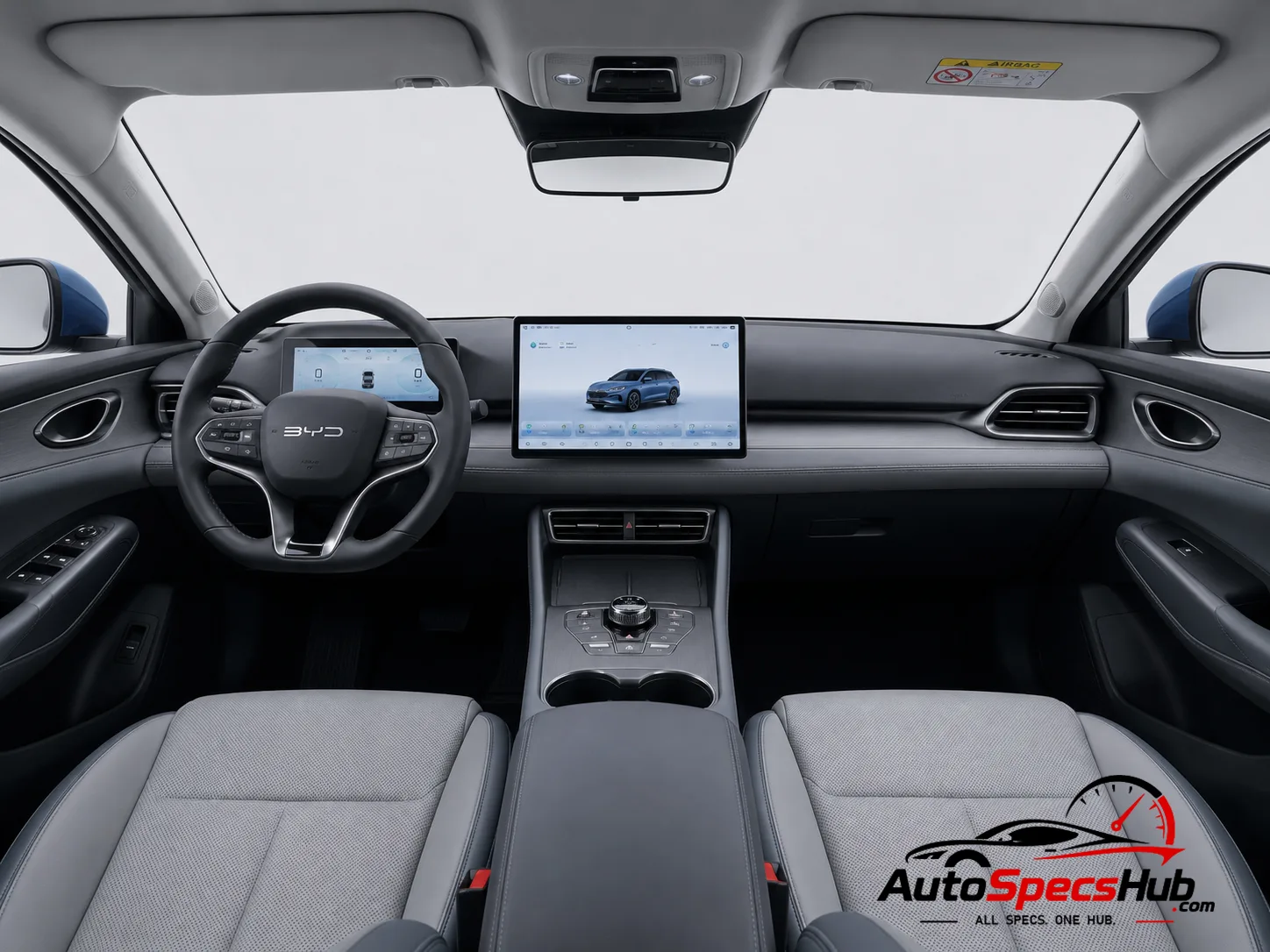 2025 BYD Seal 6 DM-i Touring Boost interior dashboard and front cabin