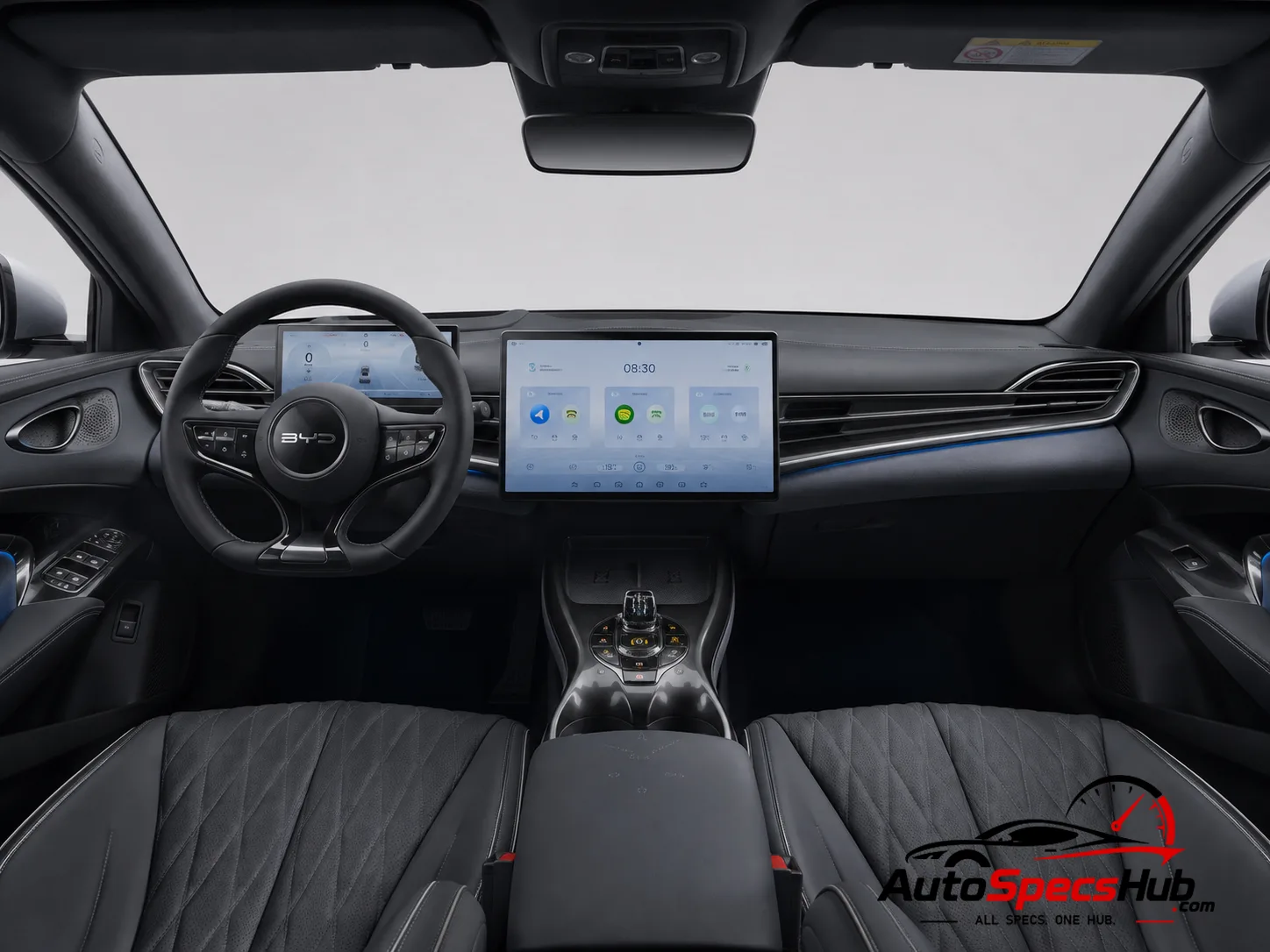 2023 BYD Seal Design interior dashboard and front cabin