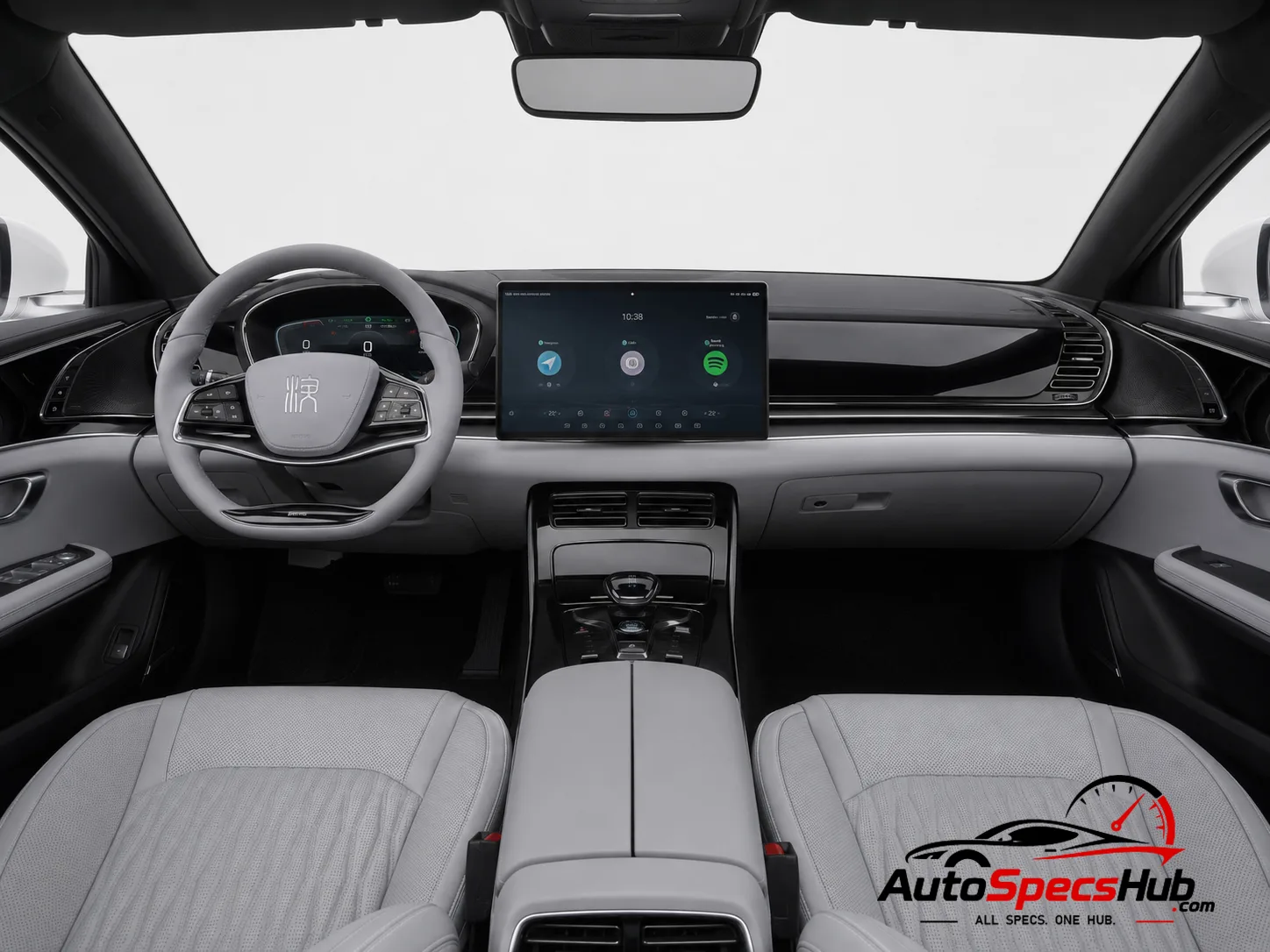 2023 BYD HAN interior dashboard and front cabin