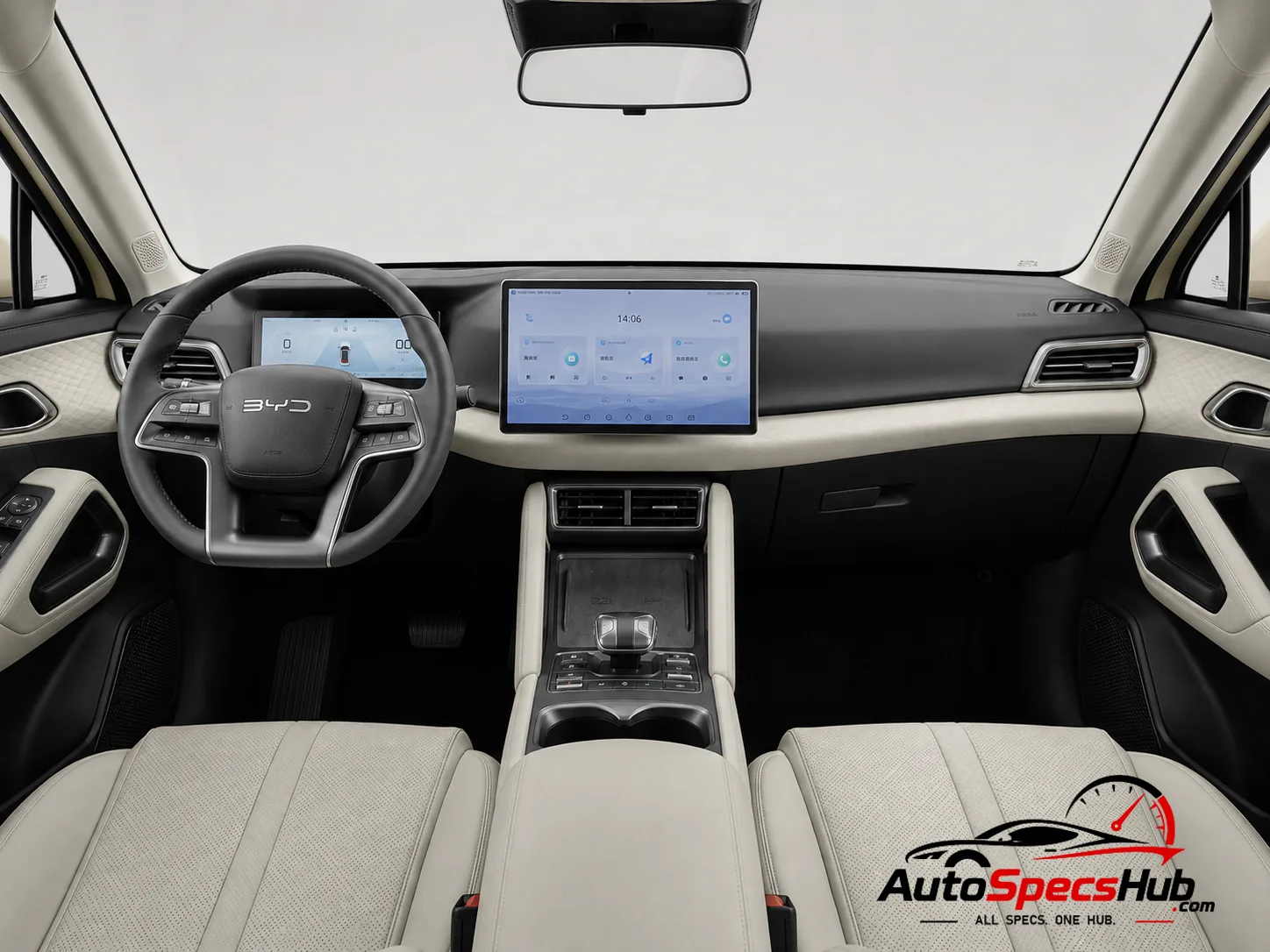 2026 BYD Atto 2 45 interior dashboard and front cabin