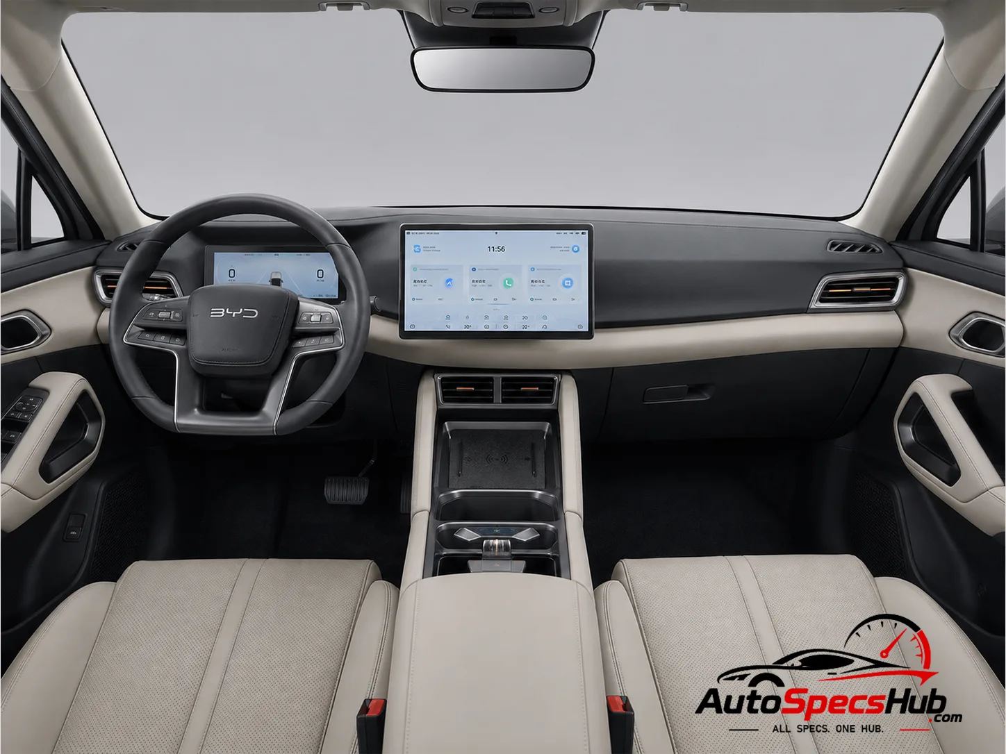 2025 BYD Atto 2 51 interior dashboard and front cabin