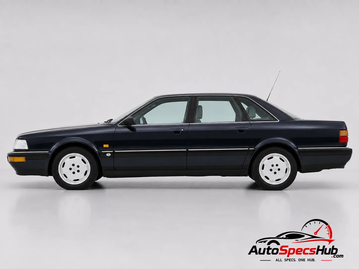 1990 Audi V8 LWB side profile