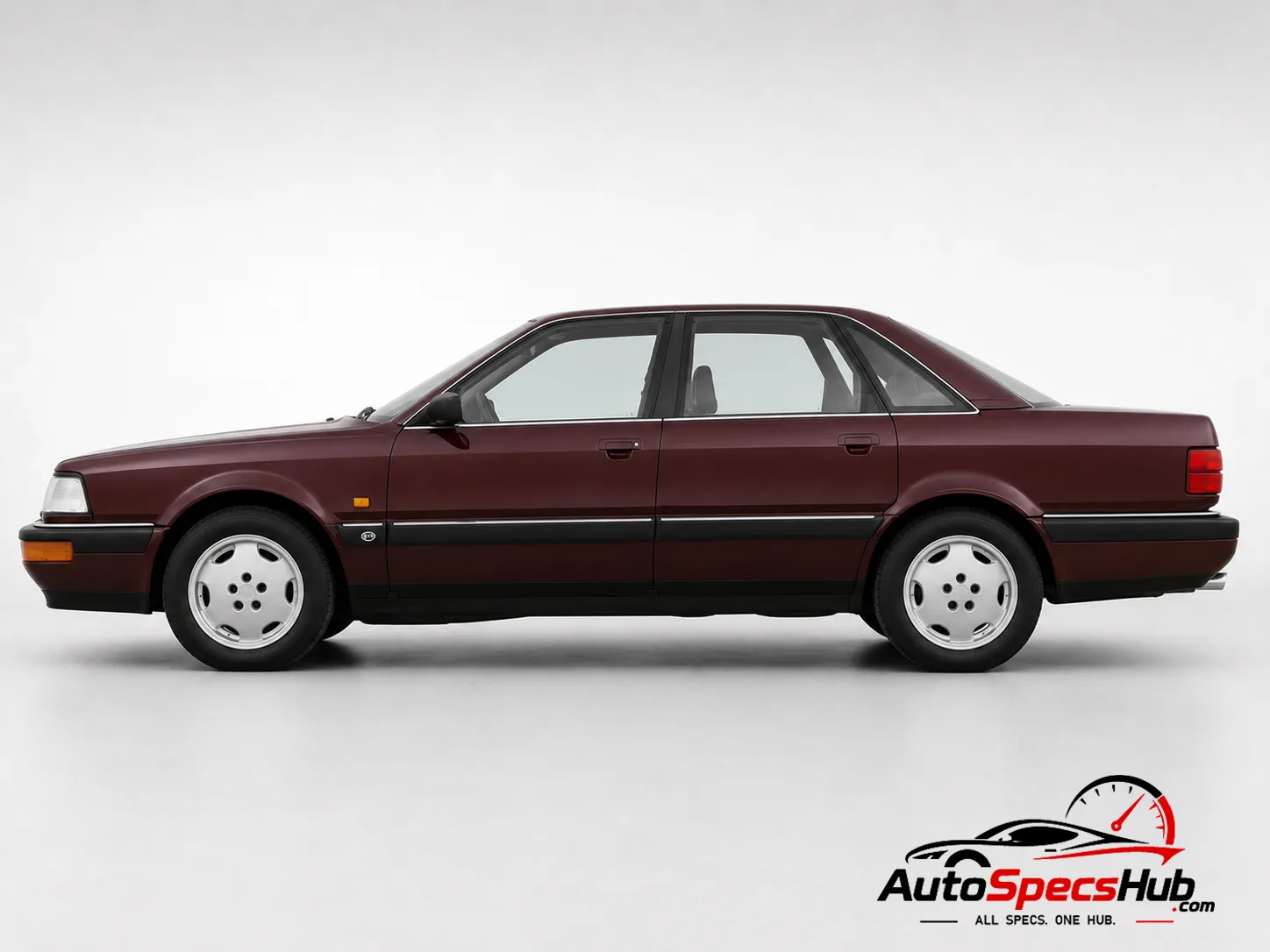 1989 Audi V8 side profile
