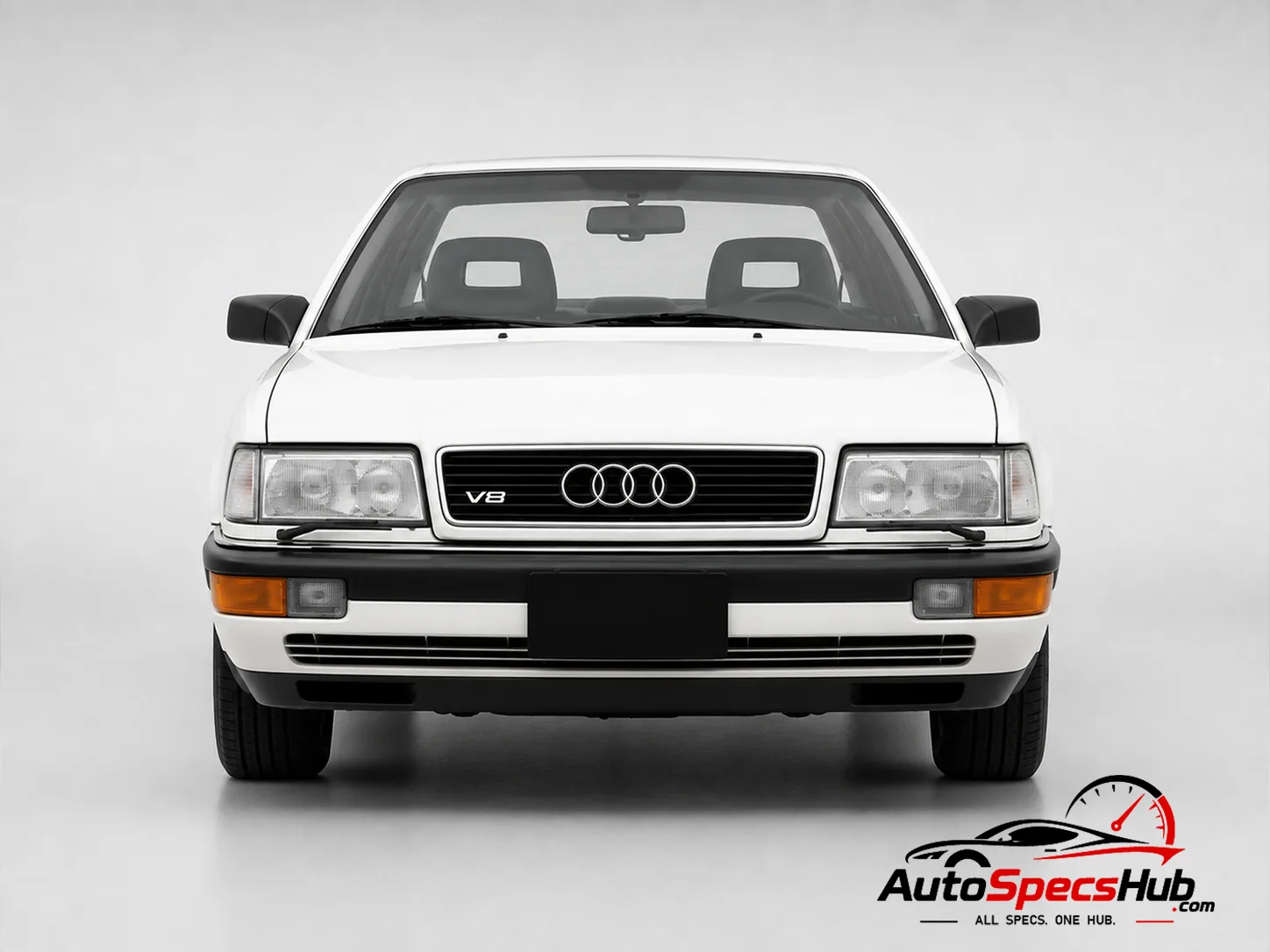1991 Audi V8 3.6 front view