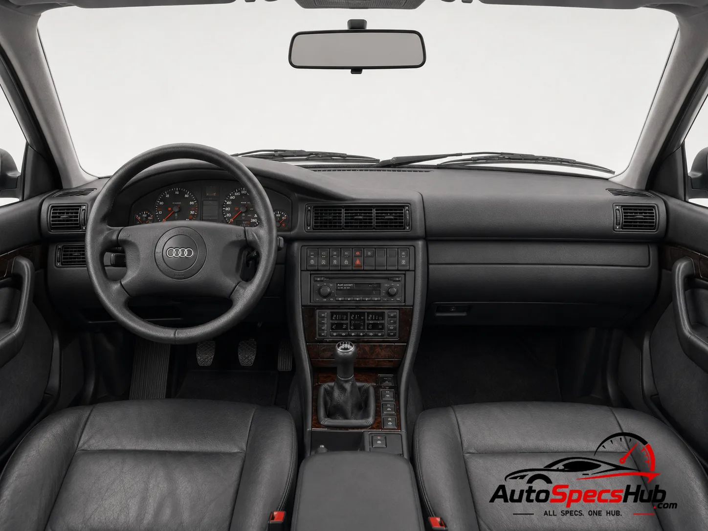1991 Audi V8 3.6 interior dashboard and front cabin