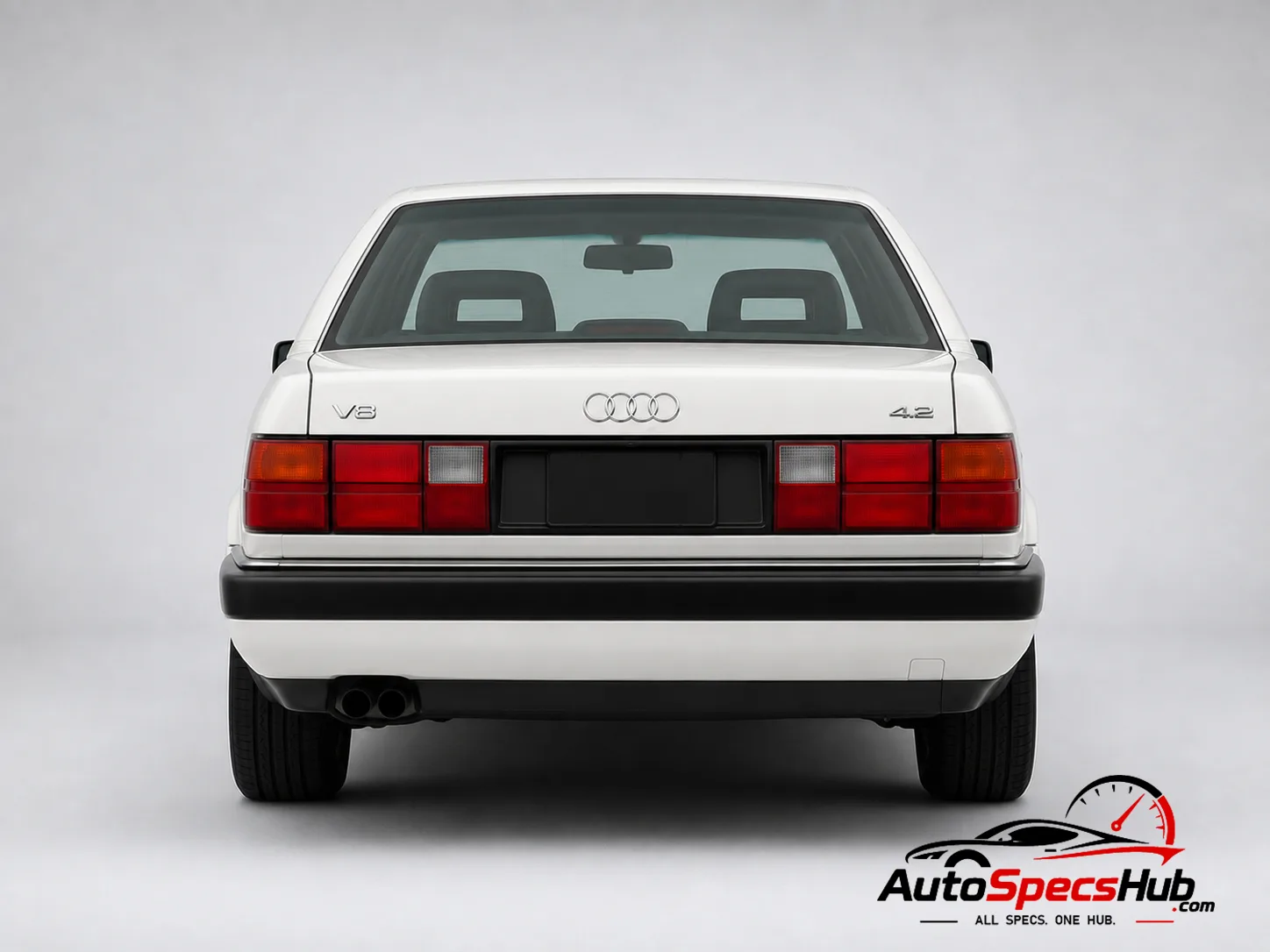 1991 Audi V8 4.2 rear view