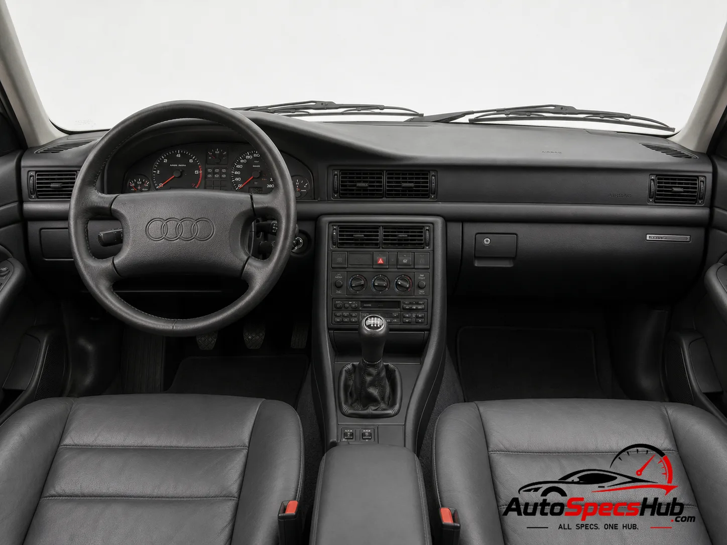1991 Audi V8 4.2 interior dashboard and front cabin