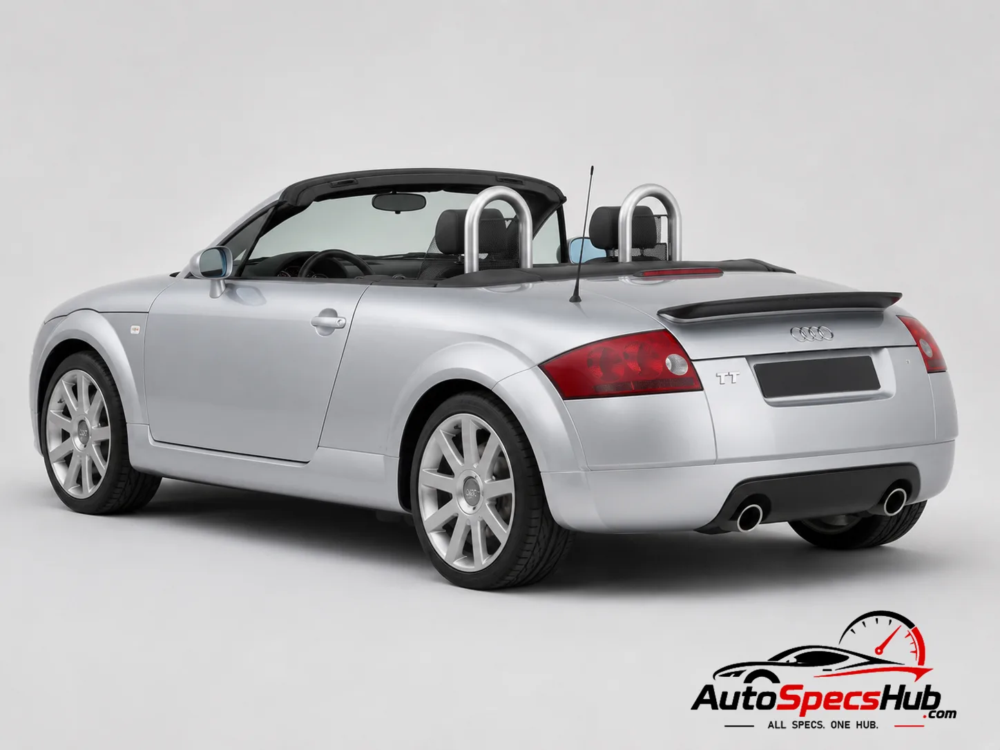 2003 Audi TT Roadster 3.2 quattro rear three-quarter view
