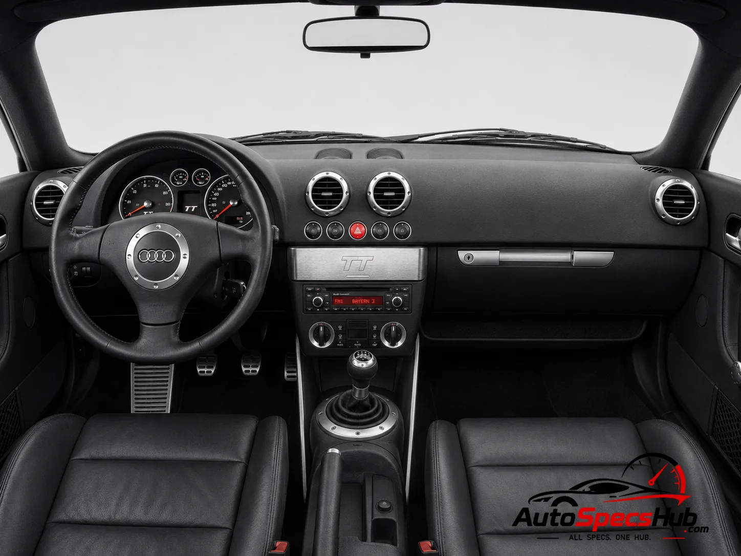 2005 Audi TT Coupé Clubsport interior dashboard and front cabin