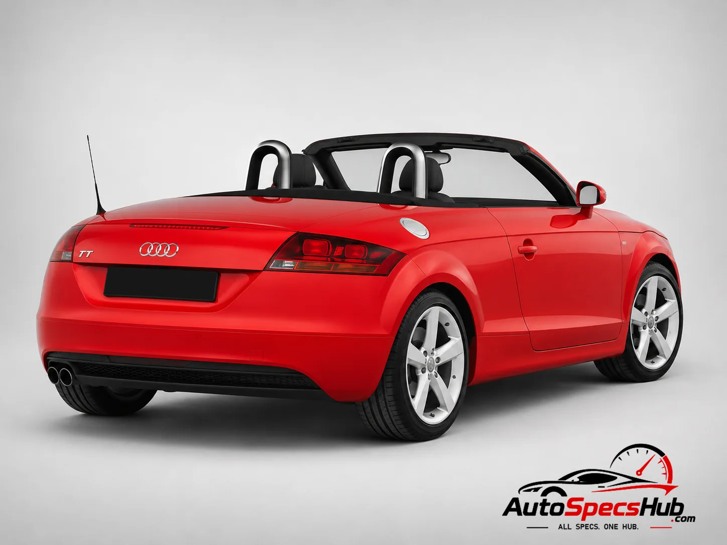 2008 Audi TT Roadster 2.0 TDI quattro rear three-quarter view