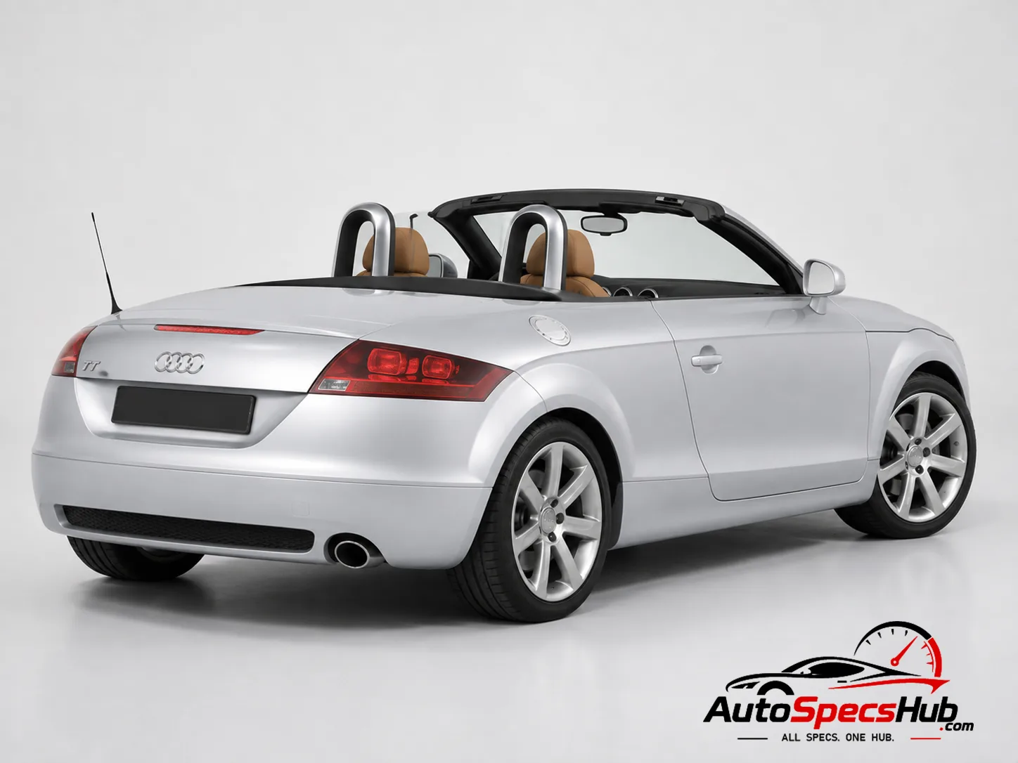 2008 Audi TT Roadster 1.8 TFSI rear three-quarter view