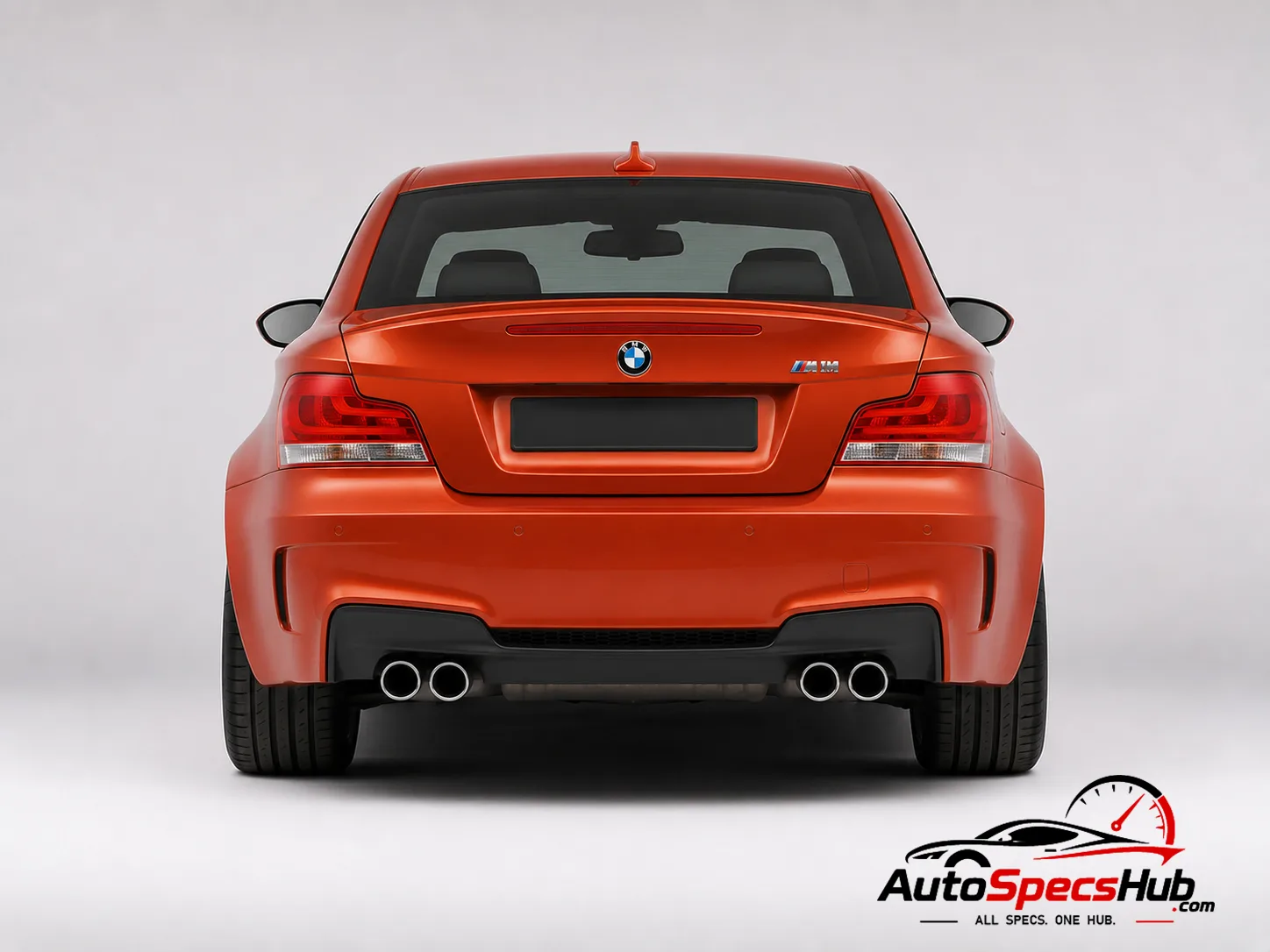 2011 BMW 1M Coupe rear view