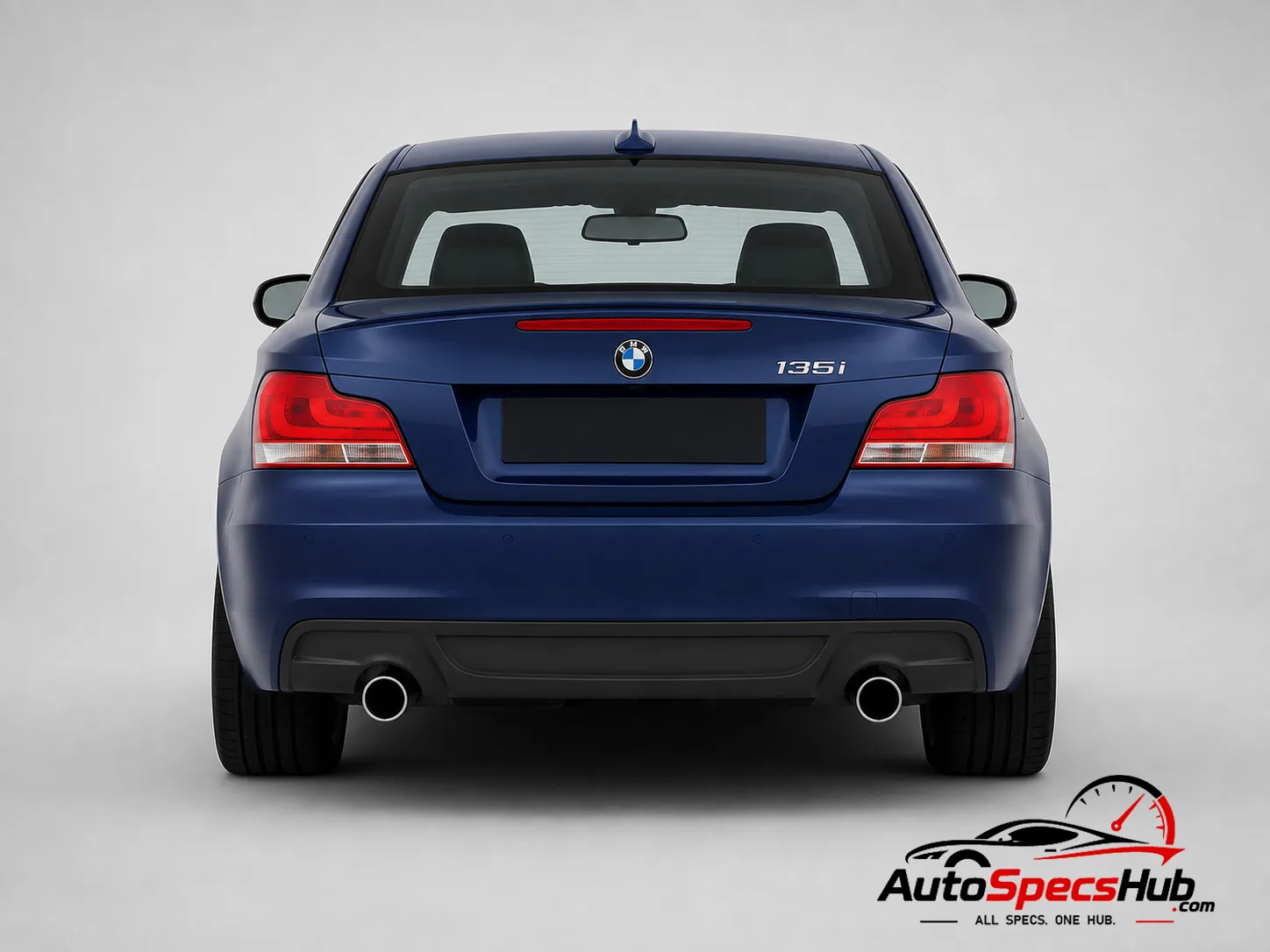 2007 BMW 135i Coupé rear view