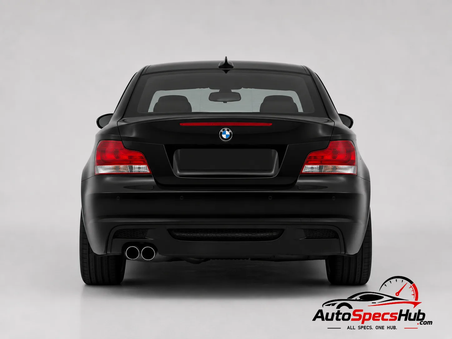 2008 BMW 125i Coupé rear view