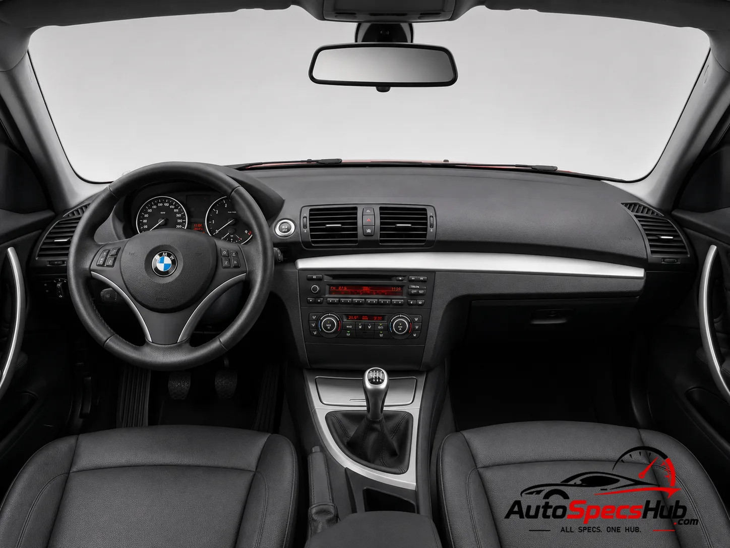 2009 BMW 120i Coupé interior dashboard and front cabin