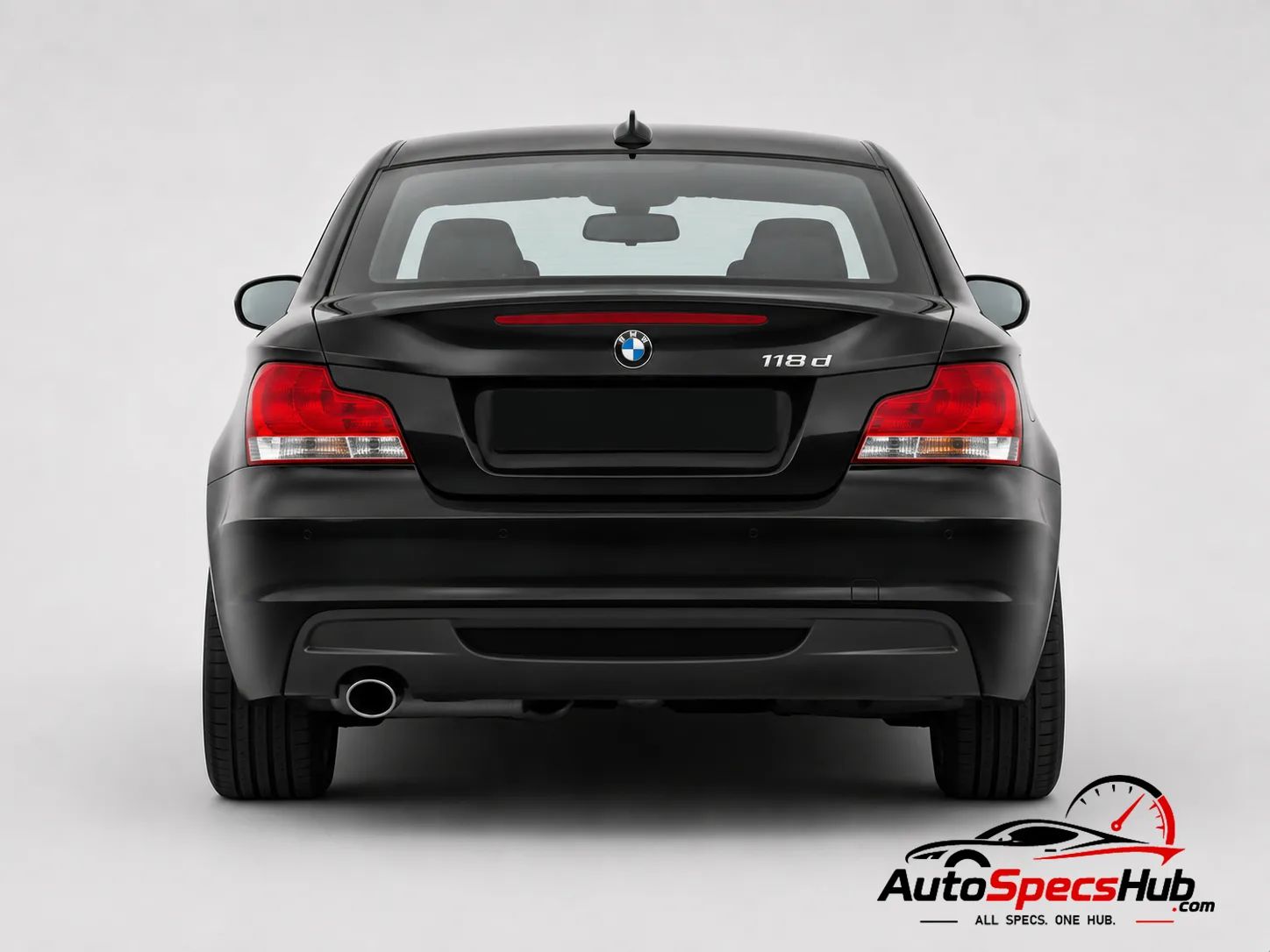 2009 BMW 118d Coupé rear view