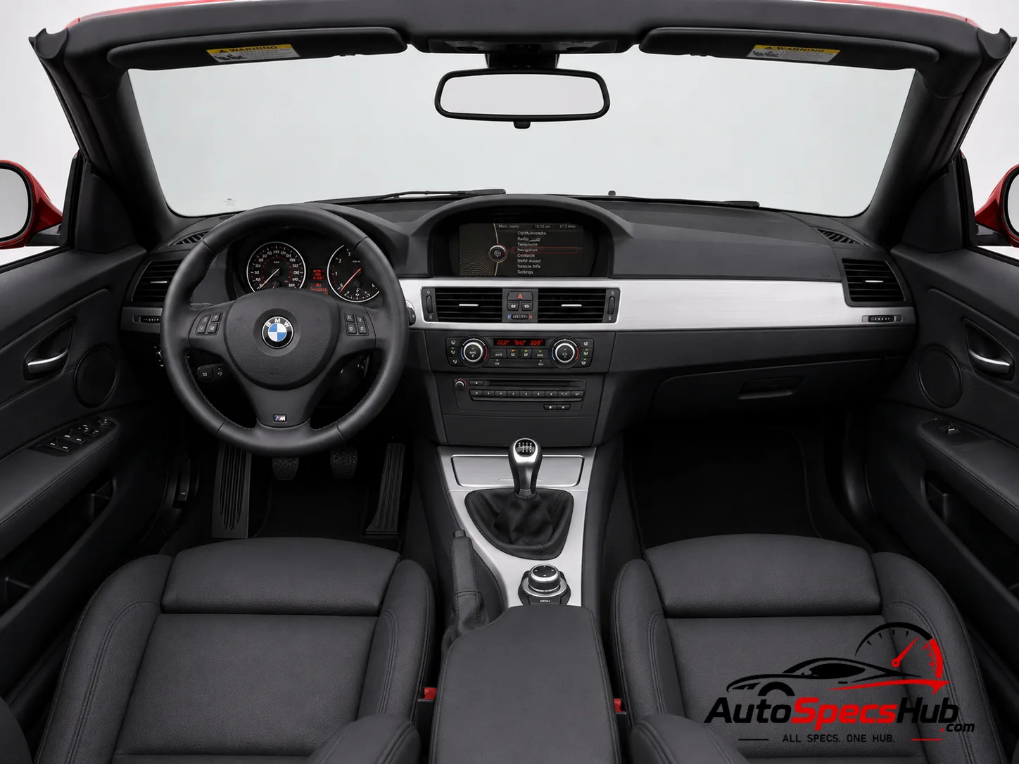 2008 BMW 135i Cabrio interior dashboard and front cabin