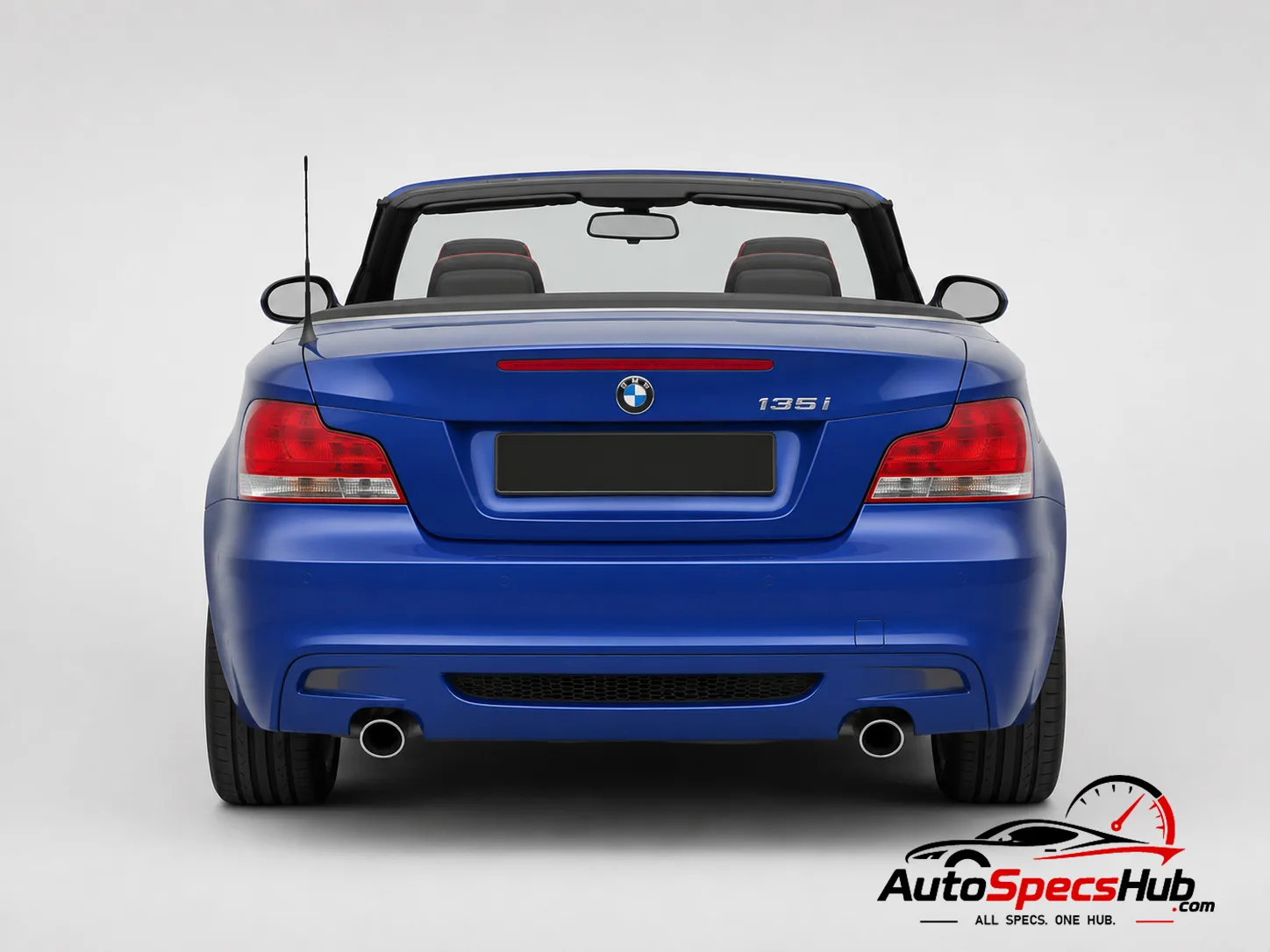 2010 BMW 135i Cabrio rear view