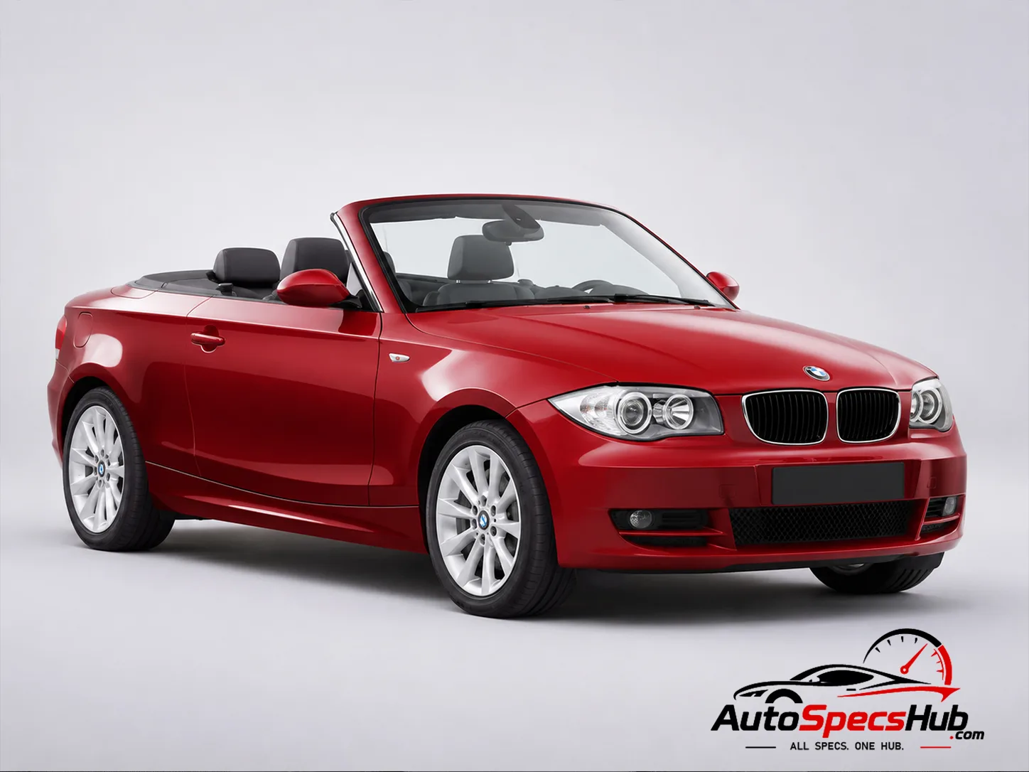 2008 BMW 118i Cabrio front three-quarter view
