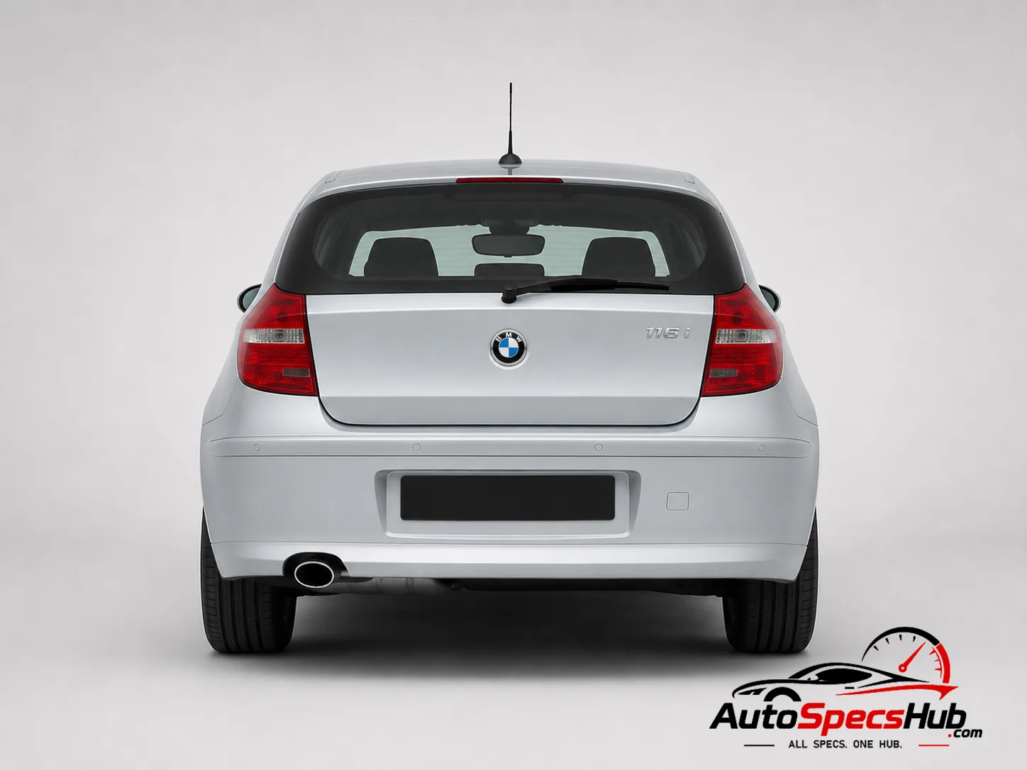 2007 BMW 116i rear view