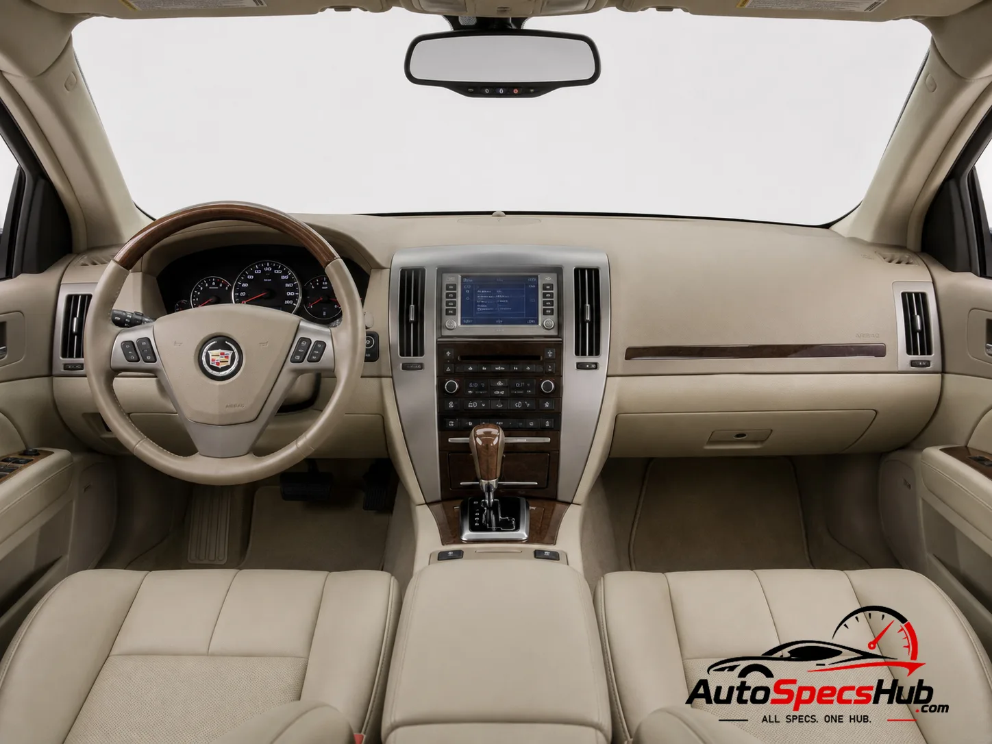 2008 Cadillac STS 4.6 V8 AWD interior dashboard and front cabin